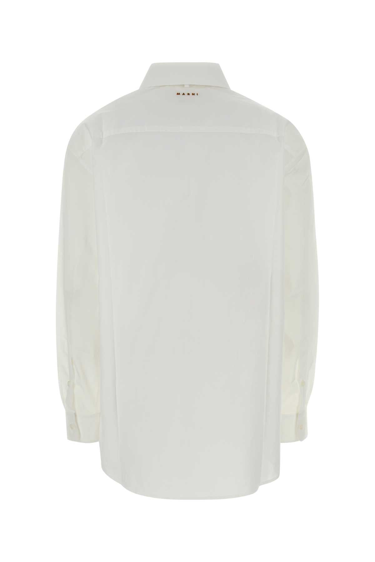Marni Women White Poplin Shirt MARNI