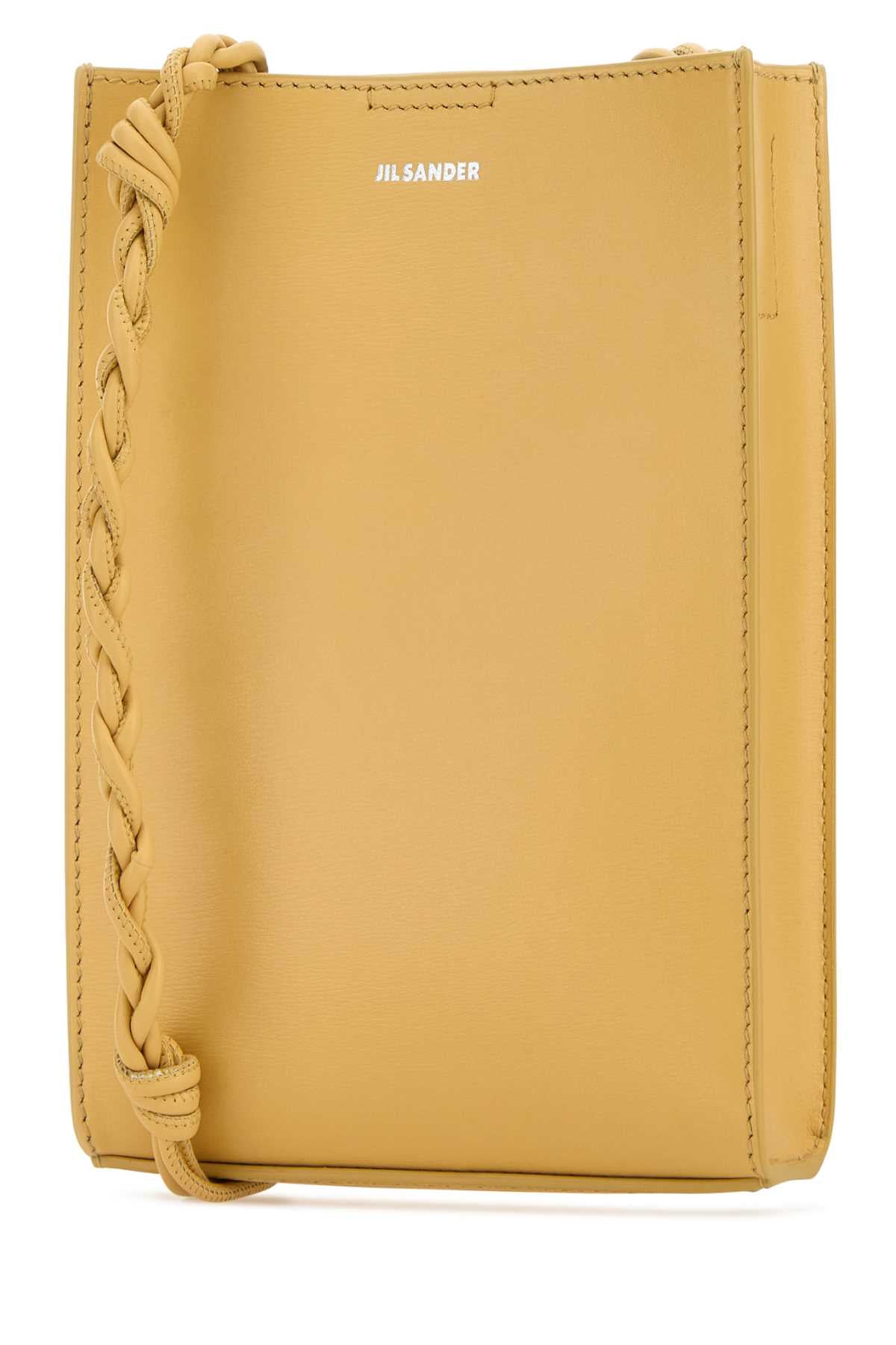 Jil Sander Women Yellow Leather Small Tangle Shoulder Bag JIL SANDER