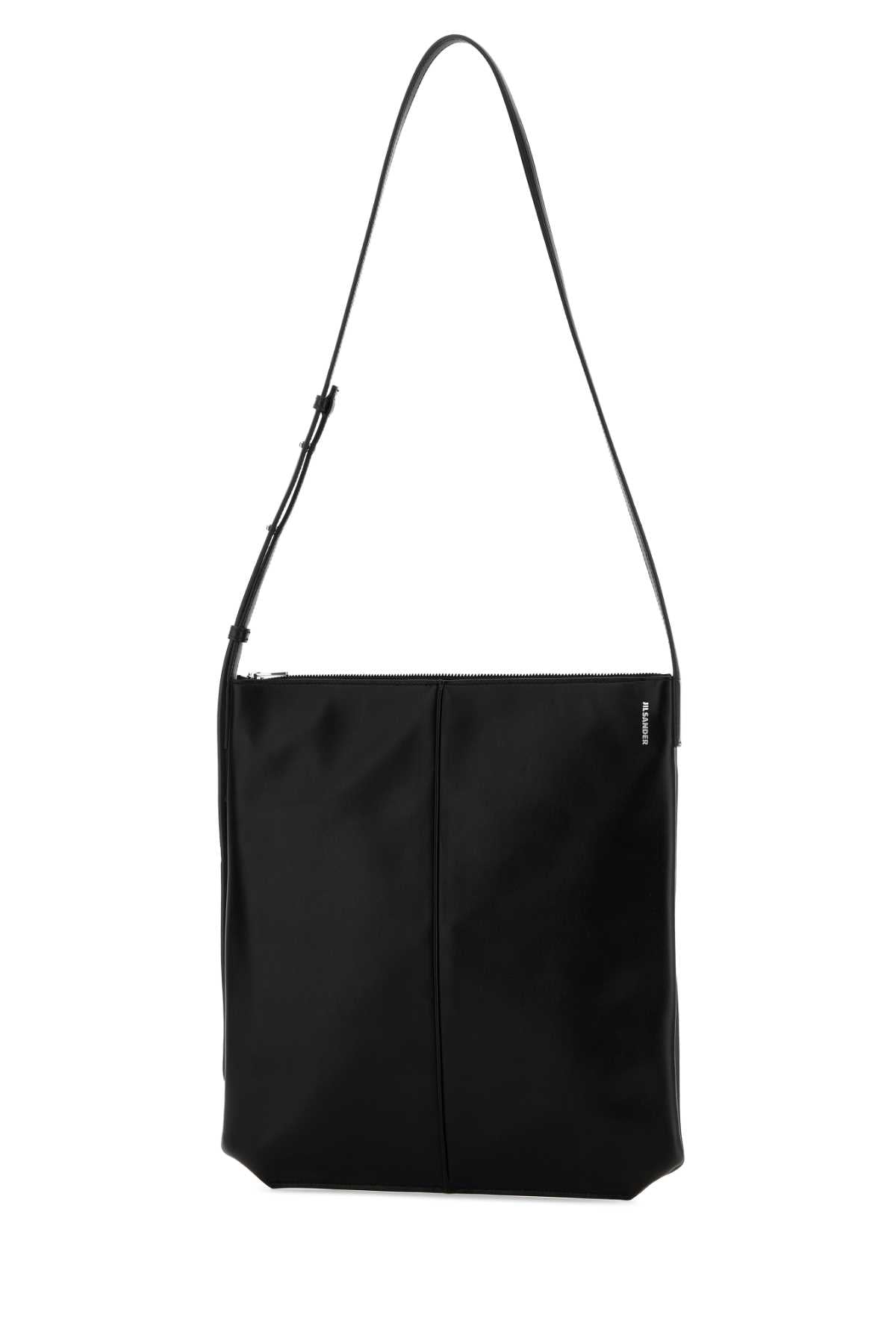 Jil Sander Women Black Leather Linea Crossbody Bag JIL SANDER