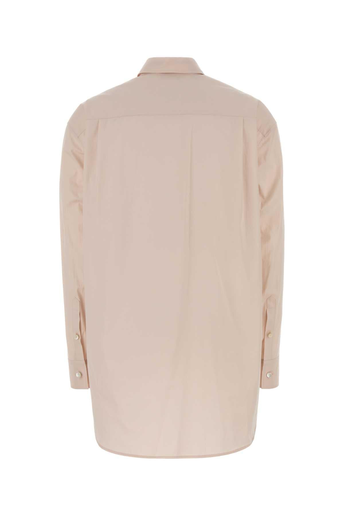 Jil Sander Women Light Pink Poplin Oversize Shirt JIL SANDER