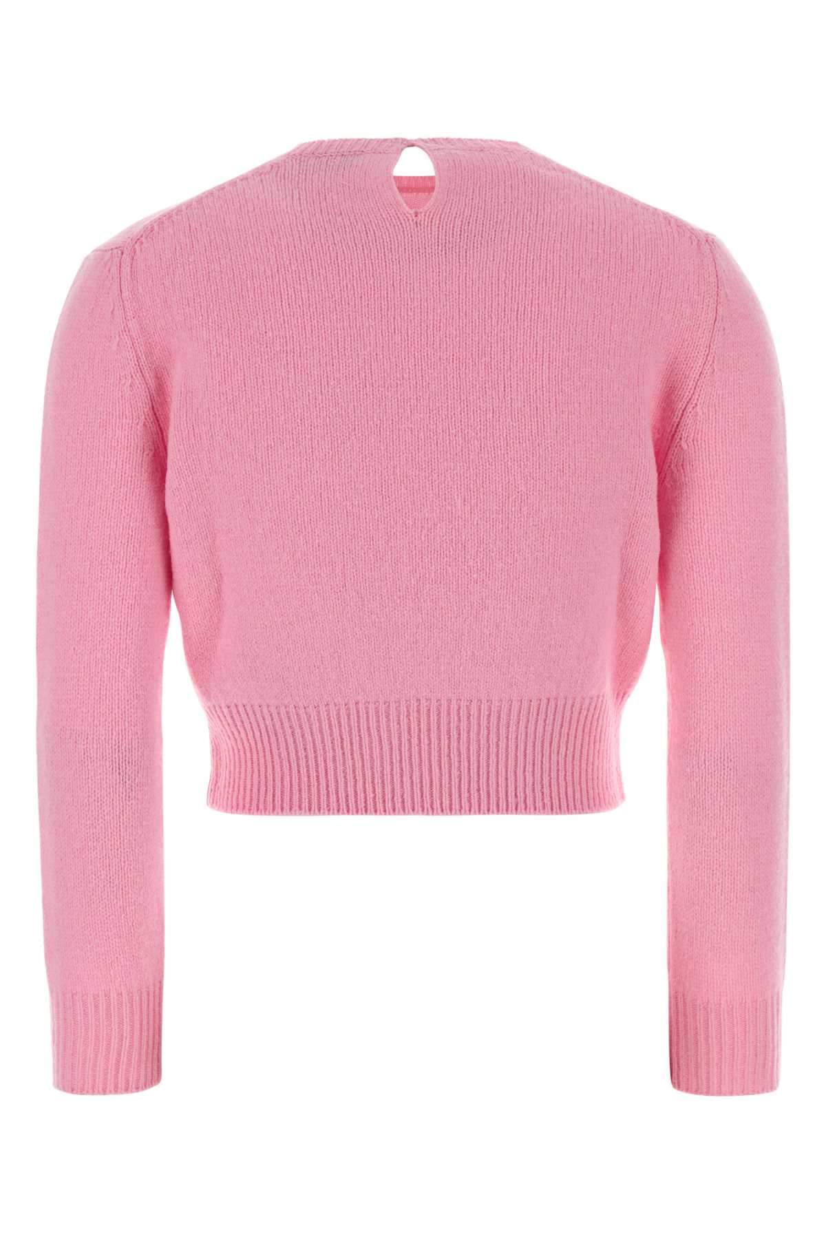 Jil Sander Women Pink Wool Blend Sweater JIL SANDER