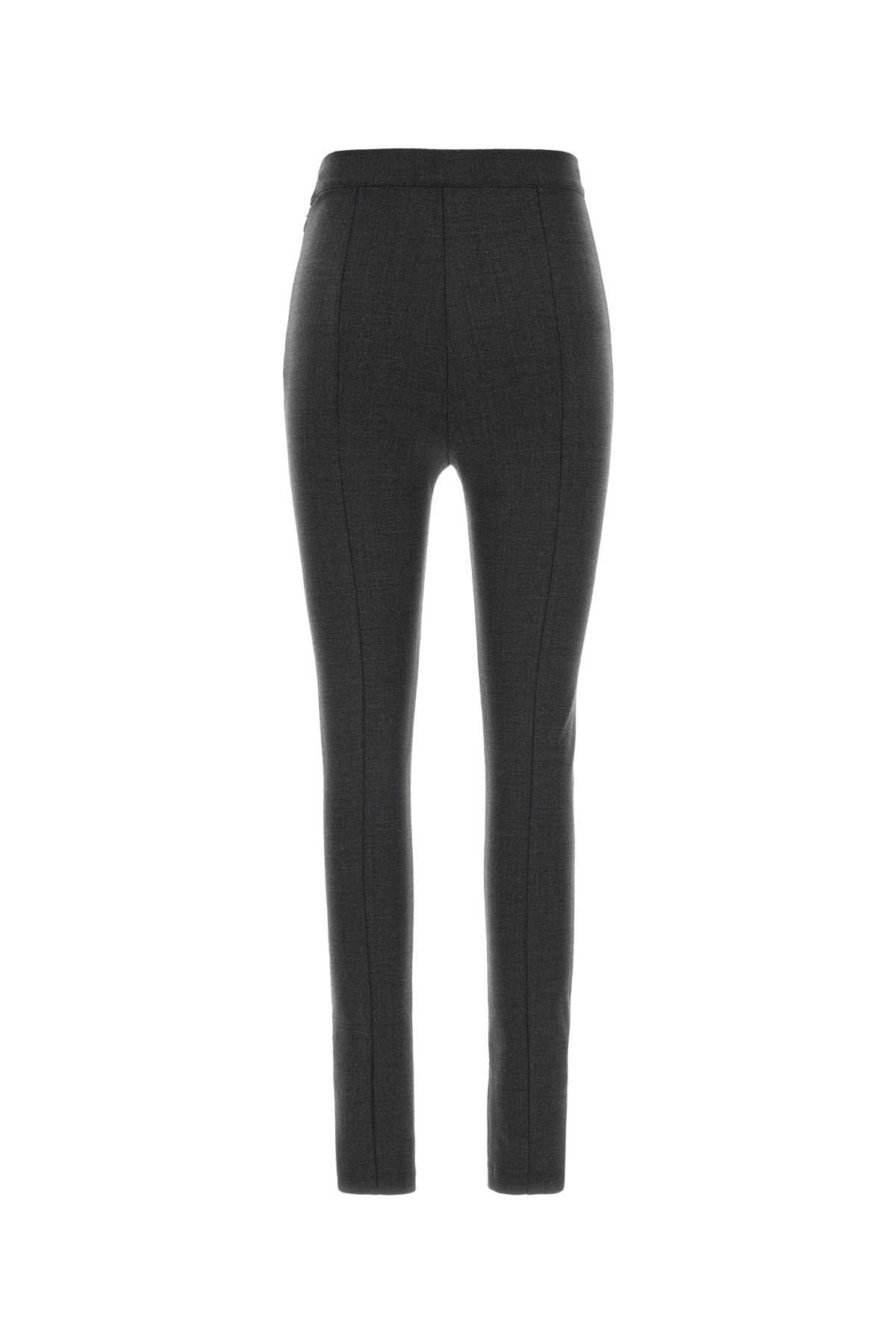 Jil Sander Women Graphite Stretch Virgin Wool Blend Pant JIL SANDER