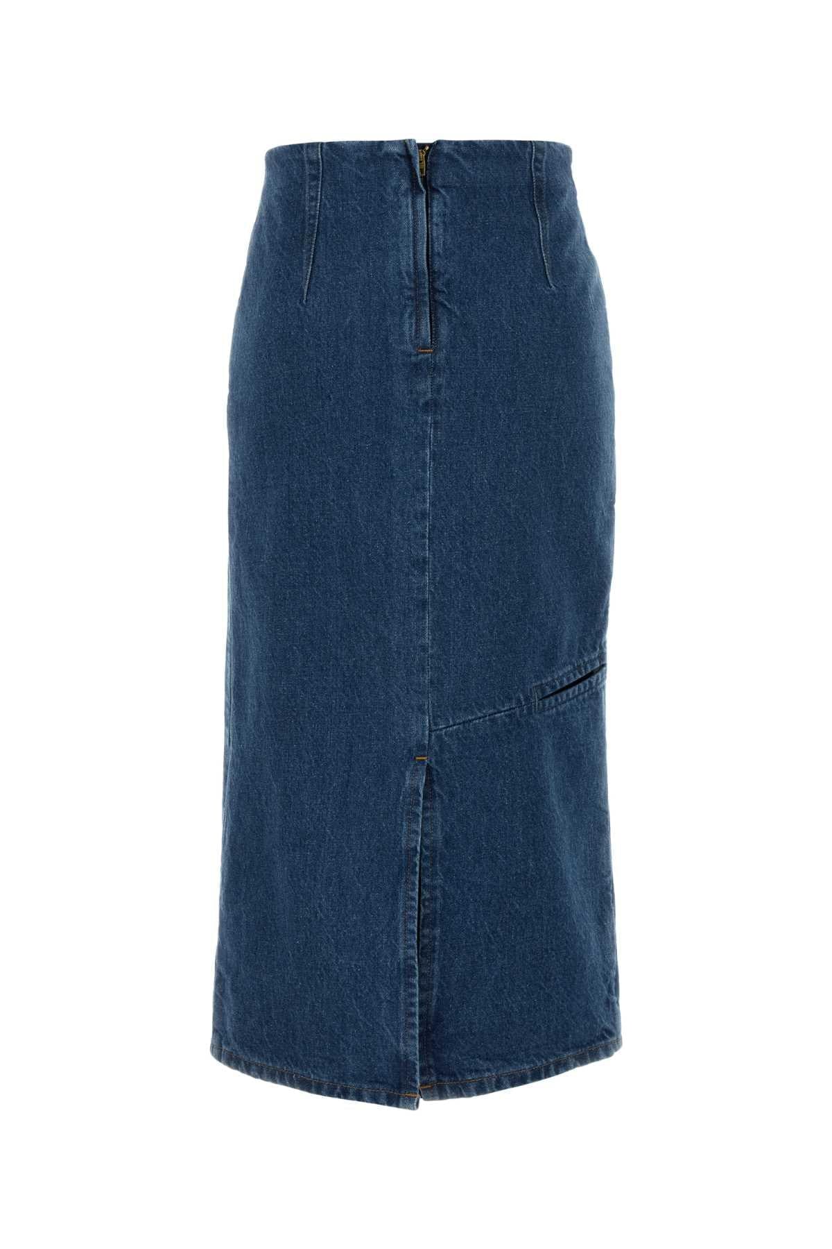 Jil Sander Women Denim Skirt JIL SANDER