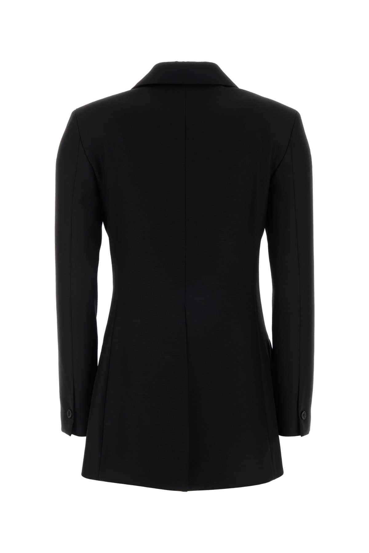 Jil Sander Women Black Wool Blend Blazer JIL SANDER