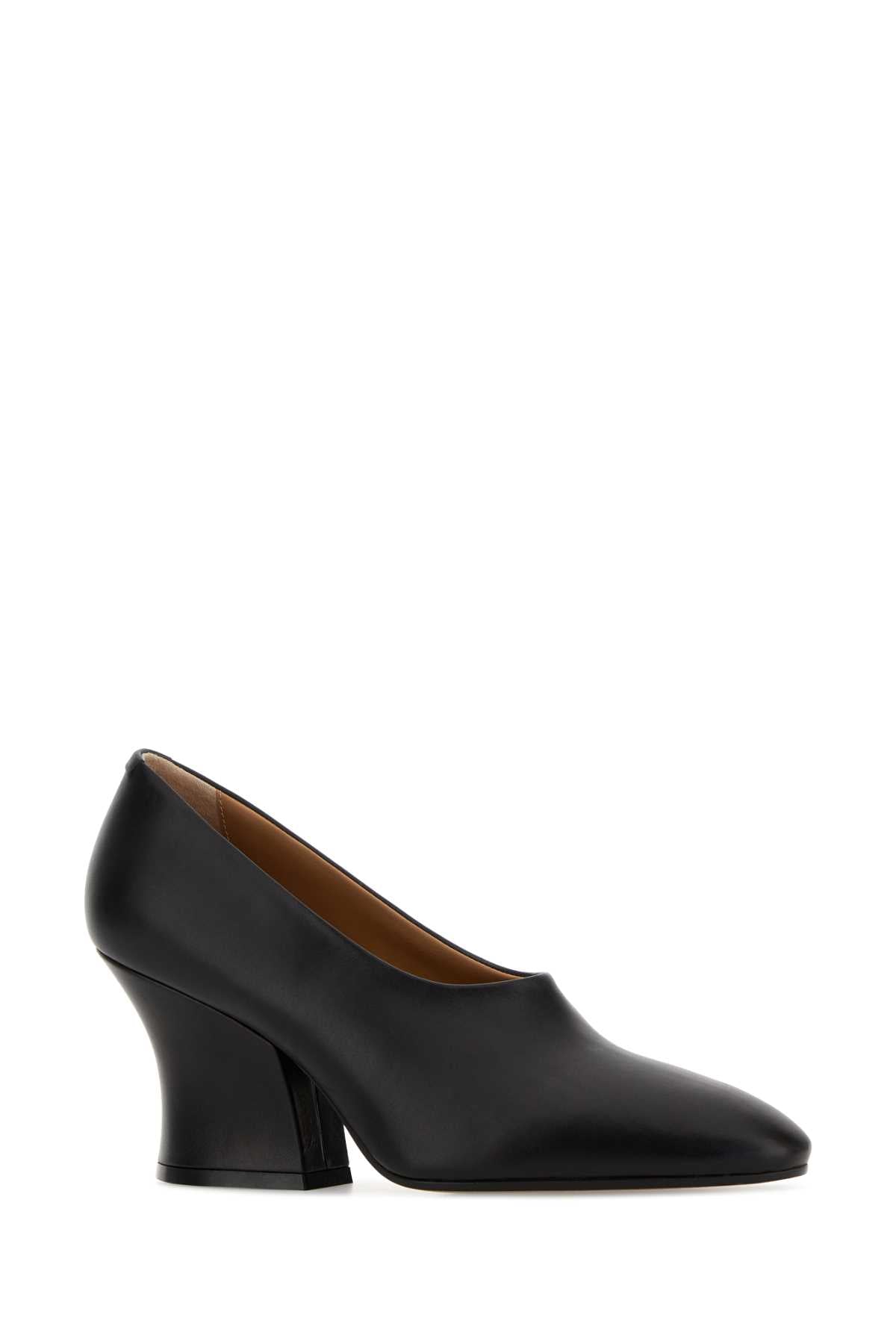 Jil Sander Women Black Leather Pumps JIL SANDER