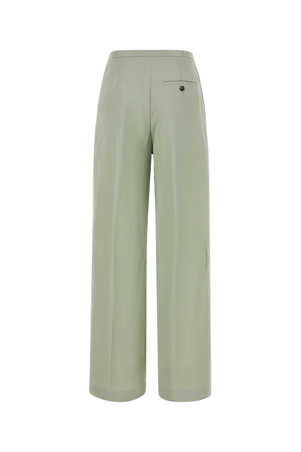 Alberta Ferretti Women Mint Green Satin Pant ALBERTA FERRETTI