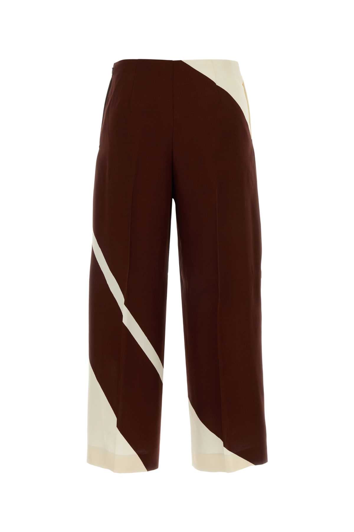Alberta Ferretti Women Two-Tone Viscose Pant ALBERTA FERRETTI