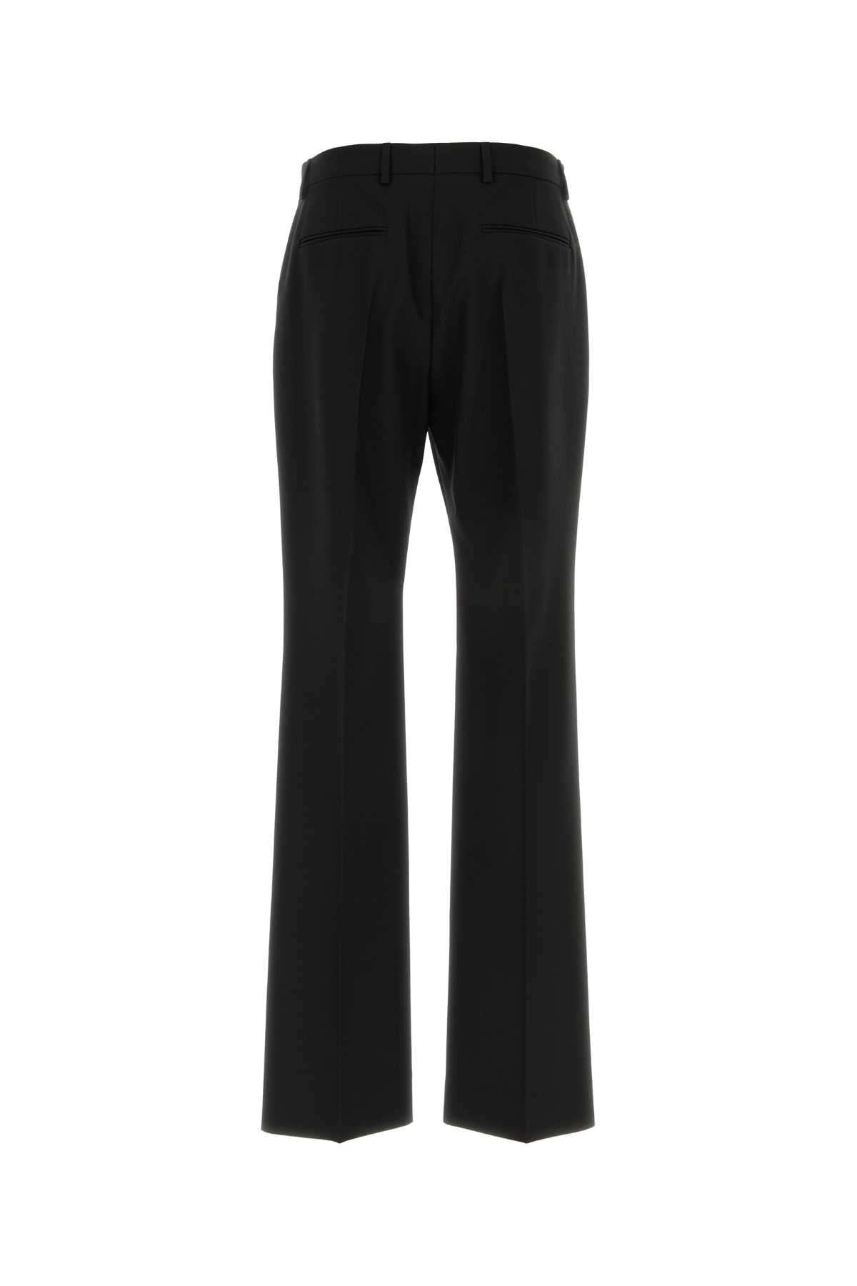 Valentino Garavani Men Black Wool Pant VALENTINO GARAVANI