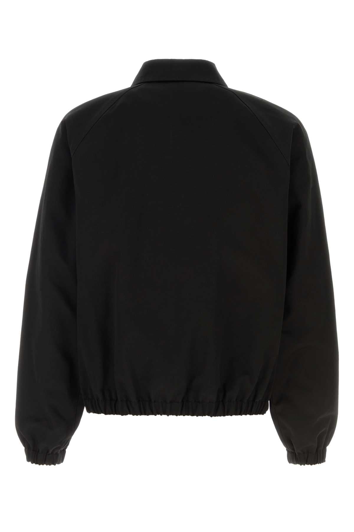 Valentino Garavani Men Black Cotton Jacket VALENTINO GARAVANI