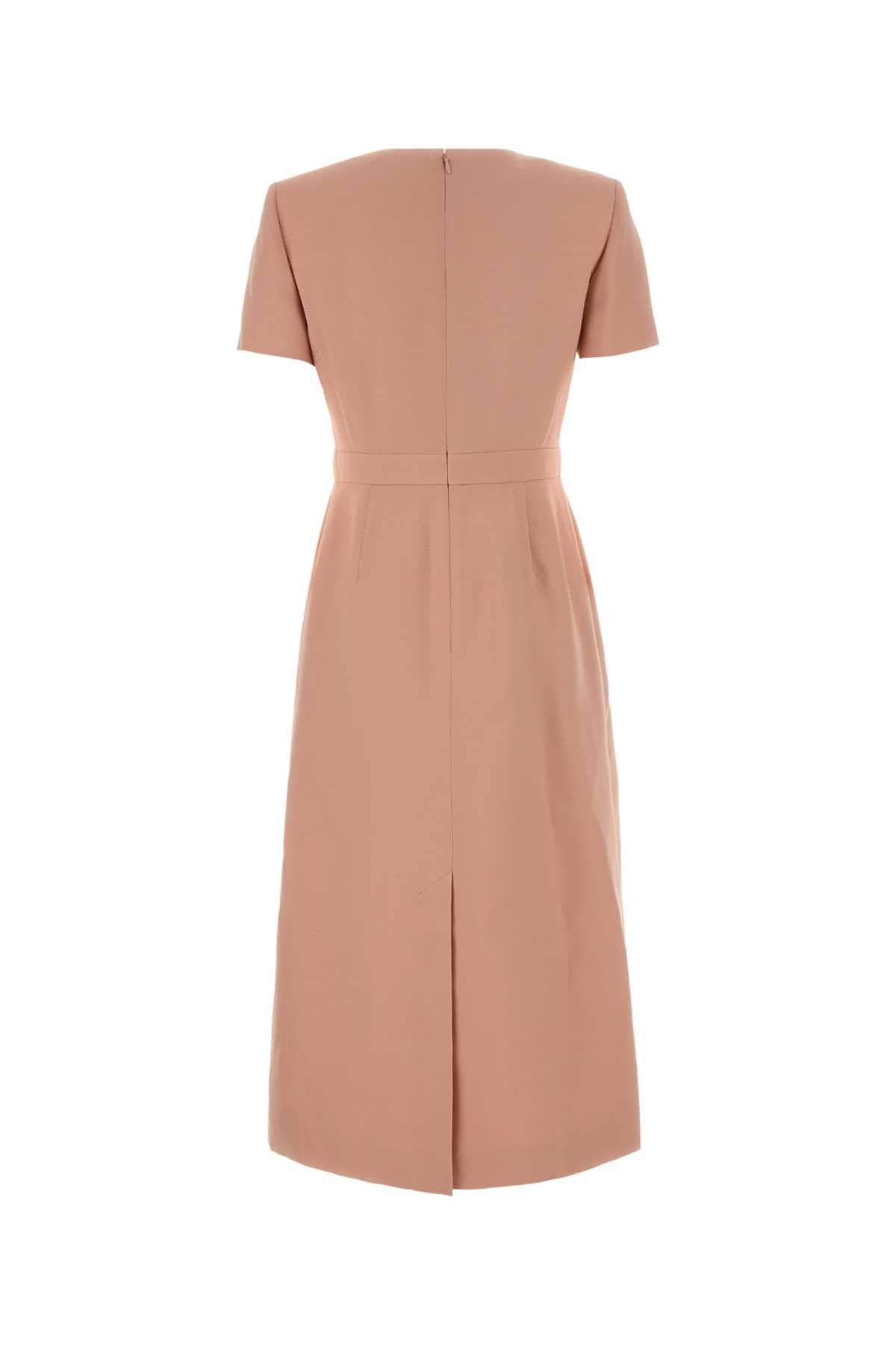 Valentino Garavani Women Pink Wool Blend Dress VALENTINO GARAVANI
