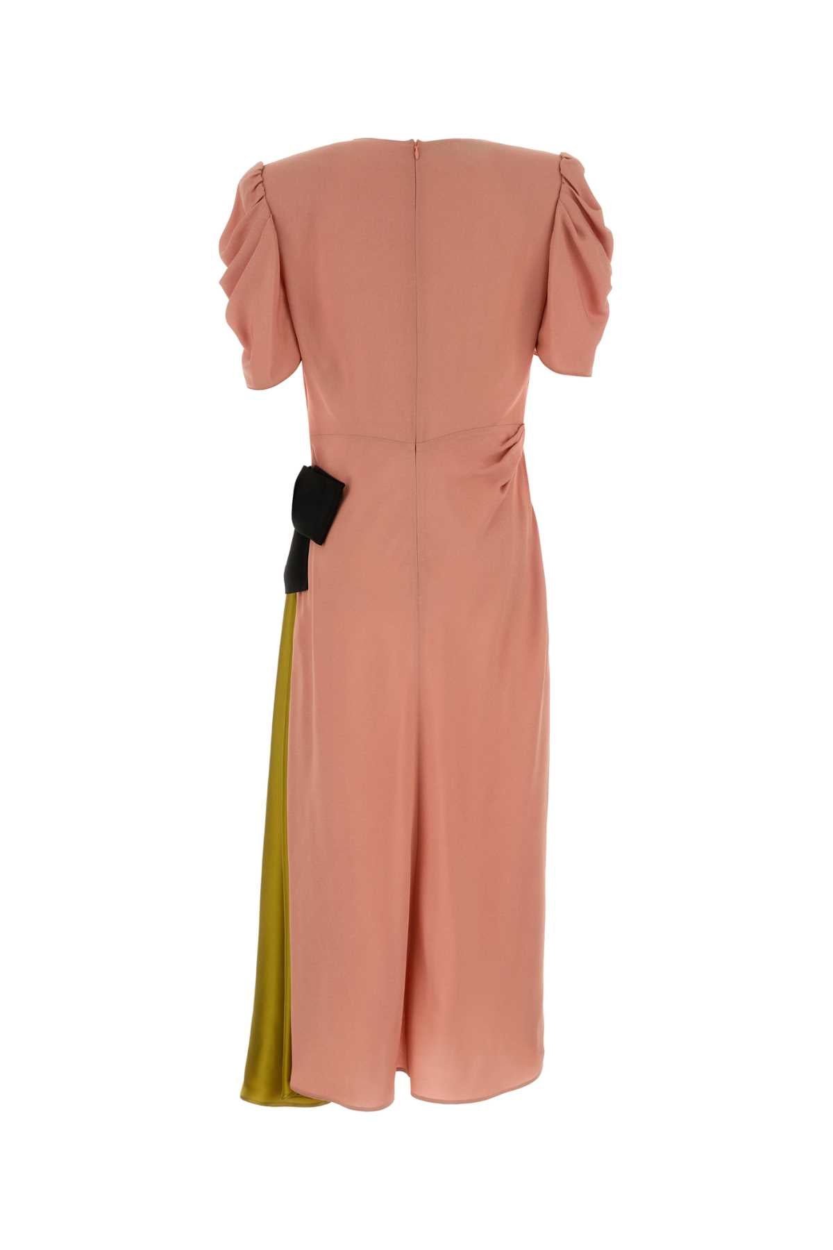 Valentino Garavani Women Pink Crepe Dress VALENTINO GARAVANI