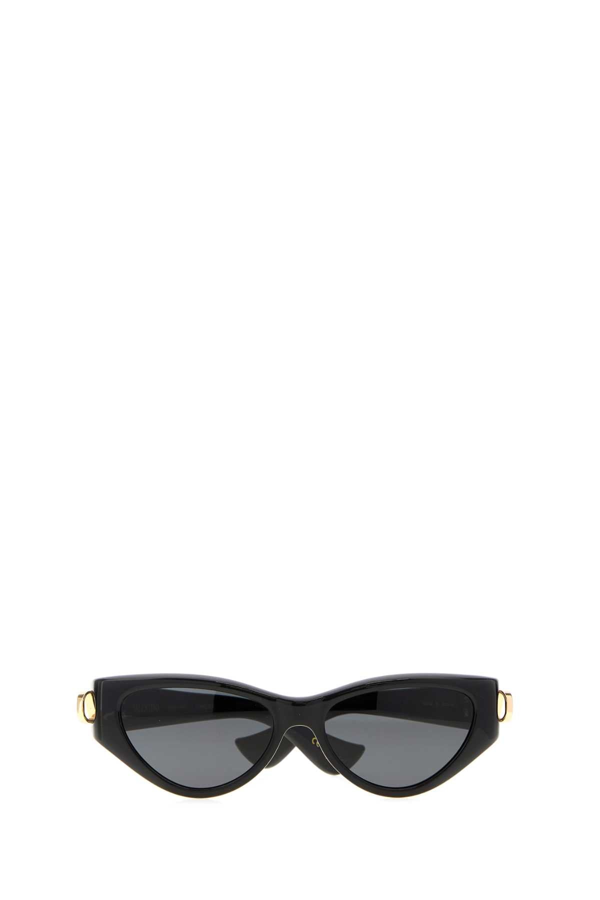 Valentino Garavani Women Black Acetate Sunglasses VALENTINO GARAVANI