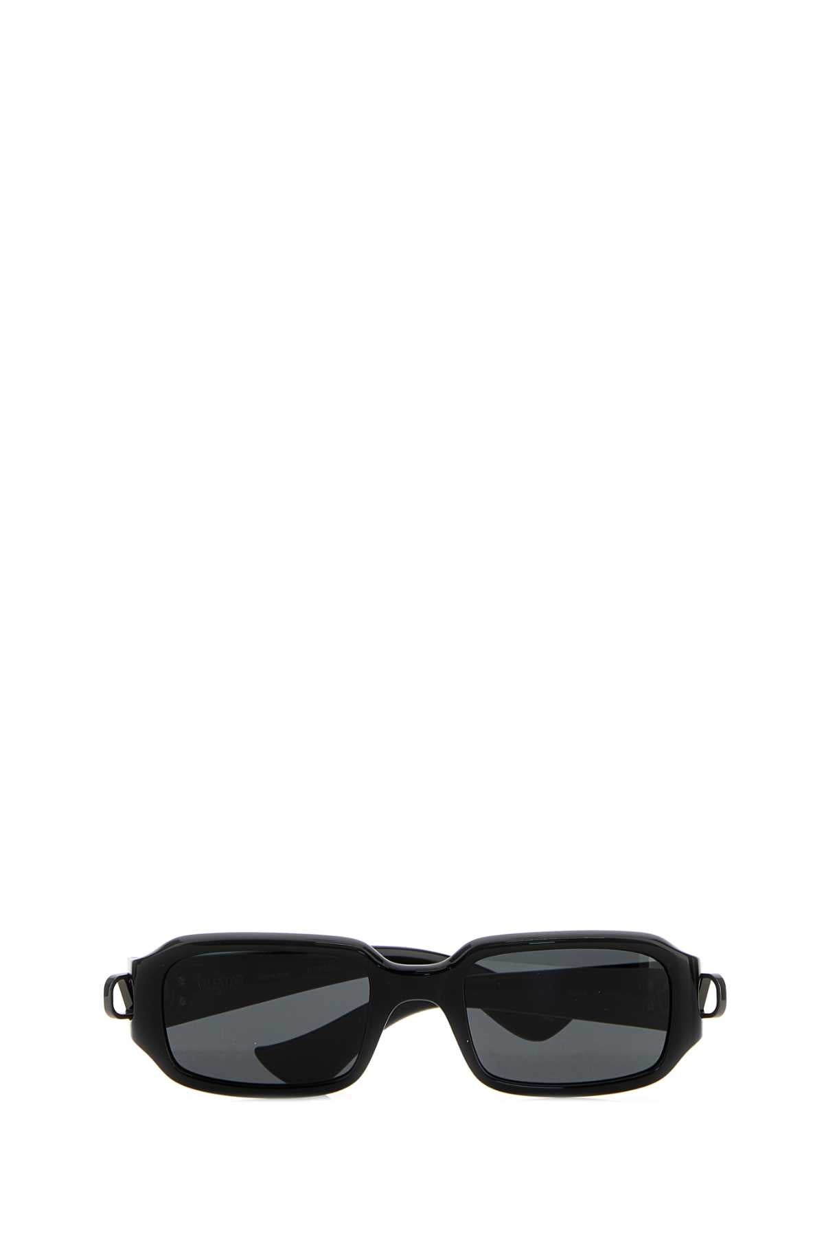 Valentino Garavani Women Black Acetate Sunglasses VALENTINO GARAVANI