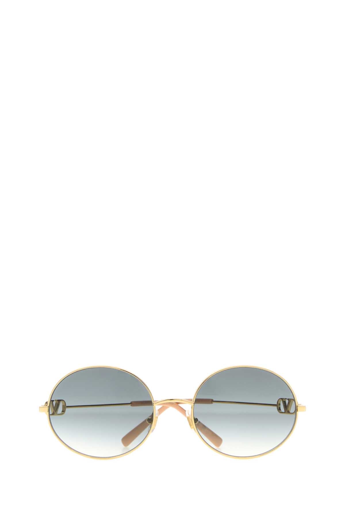 Valentino Garavani Women Gold Metal Sunglasses VALENTINO GARAVANI
