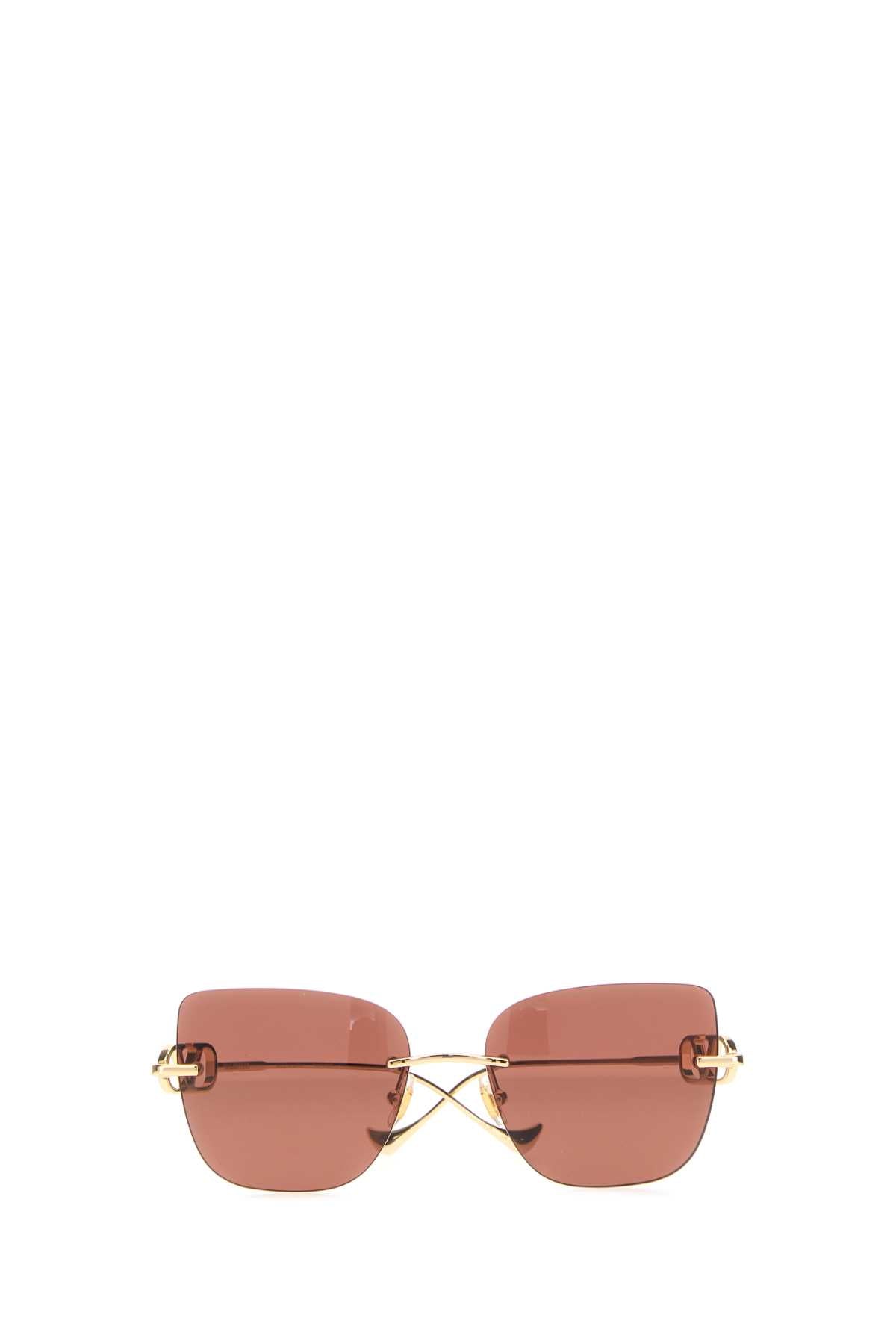 Valentino Garavani Women Gold Metal Sunglasses VALENTINO GARAVANI