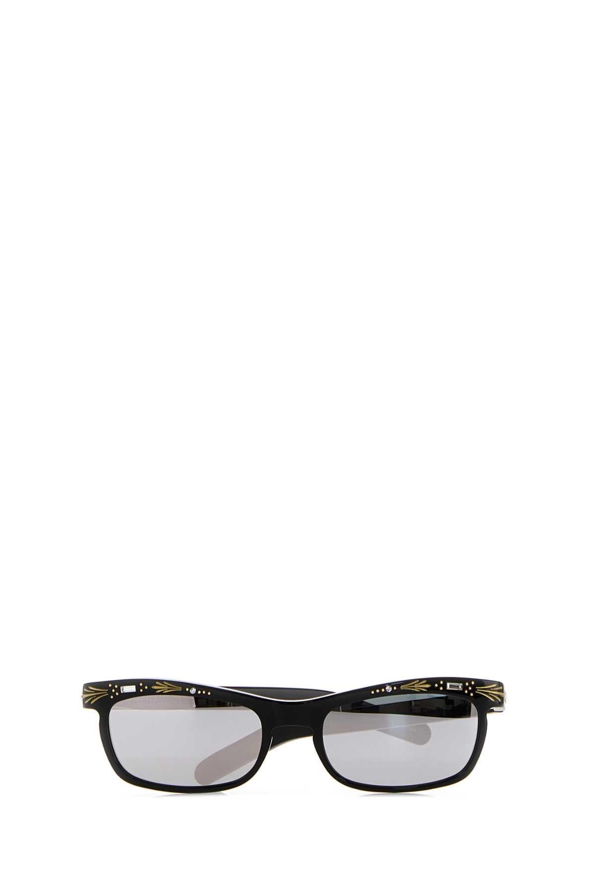 Valentino Garavani Women Black Acetate Sunglasses VALENTINO GARAVANI