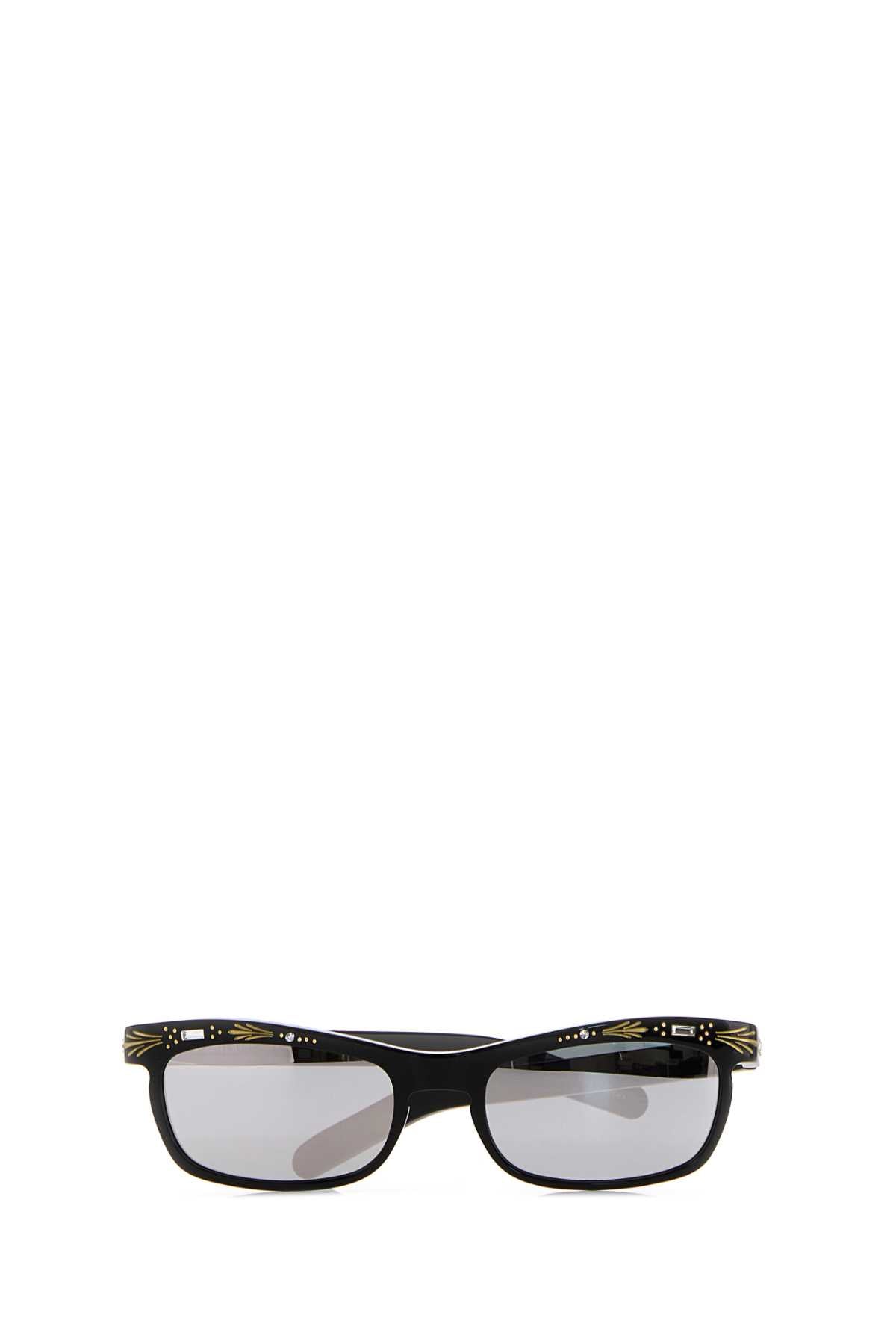 Valentino Garavani Women Black Acetate Sunglasses VALENTINO GARAVANI