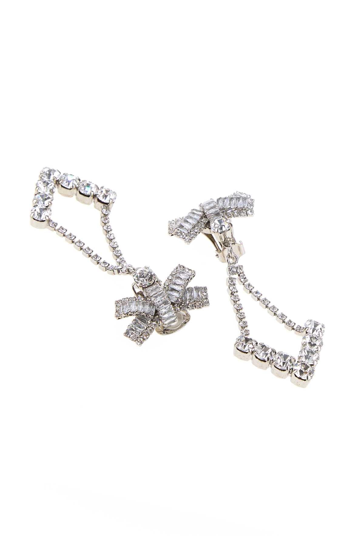 Alessandra Rich Women Embellished Metal Earrings ALESSANDRA RICH