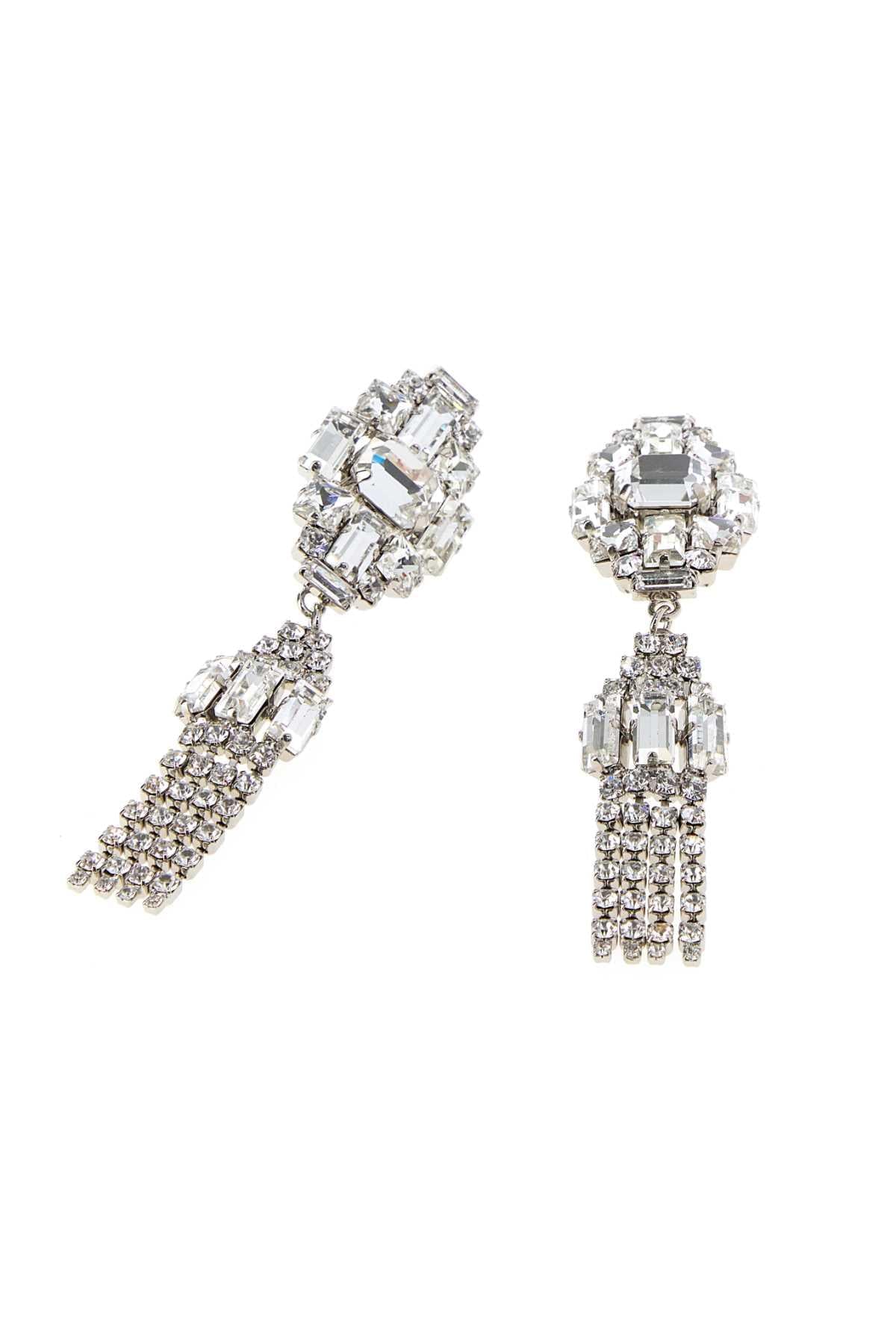Alessandra Rich Women Embellished Metal Earrings ALESSANDRA RICH