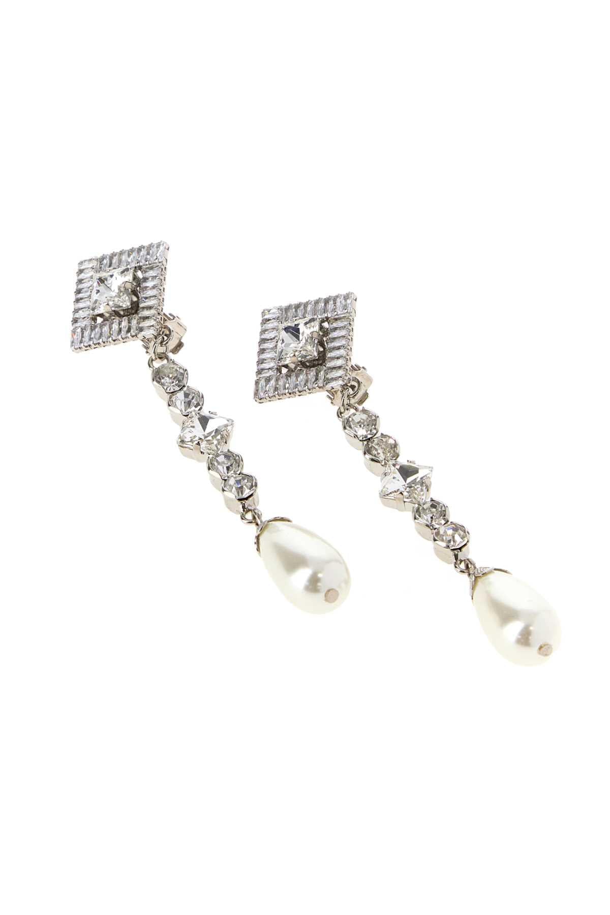 Alessandra Rich Women Embellished Metal Earrings ALESSANDRA RICH
