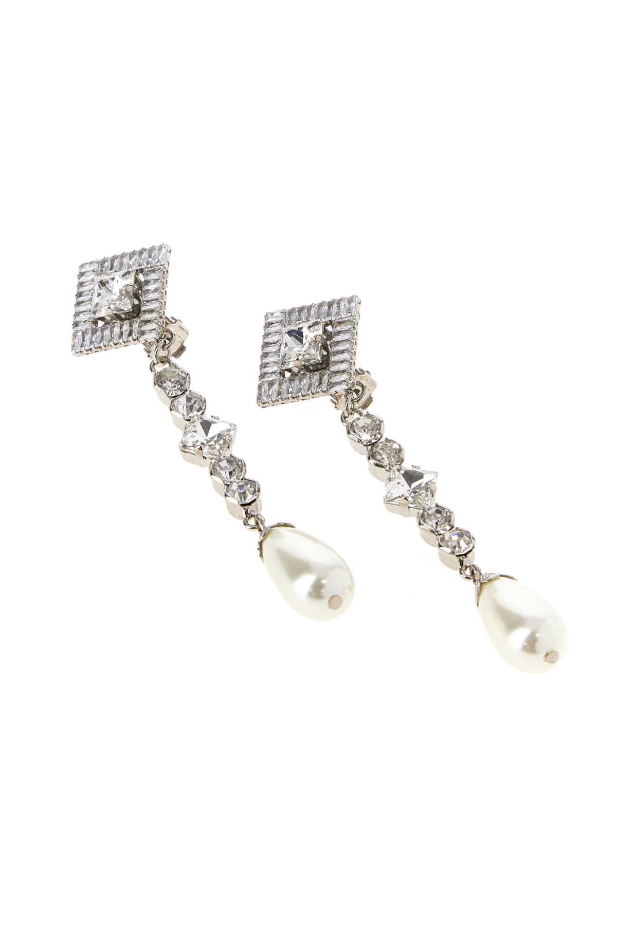 Alessandra Rich Women Embellished Metal Earrings ALESSANDRA RICH