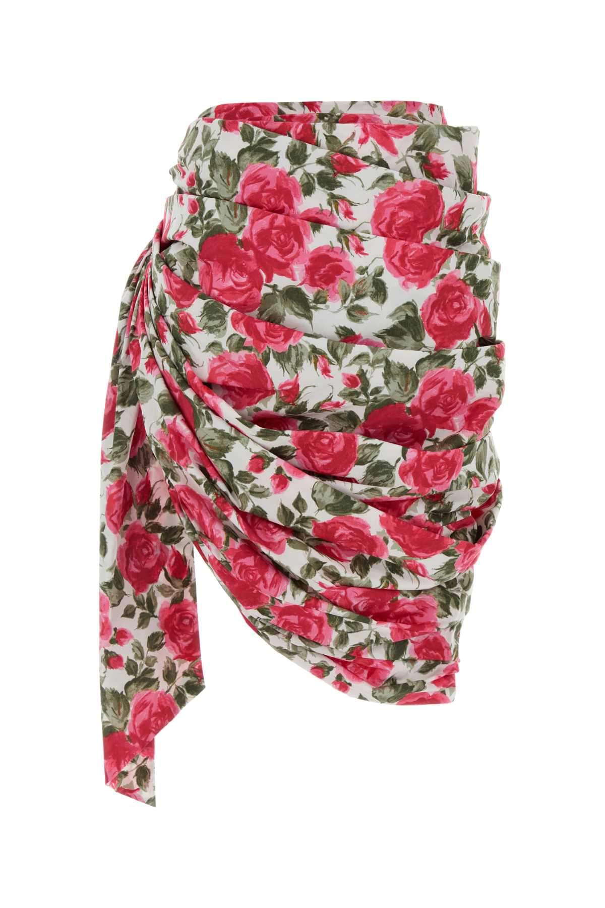 Chloe Women Printed Poplin Skirt CHLOE