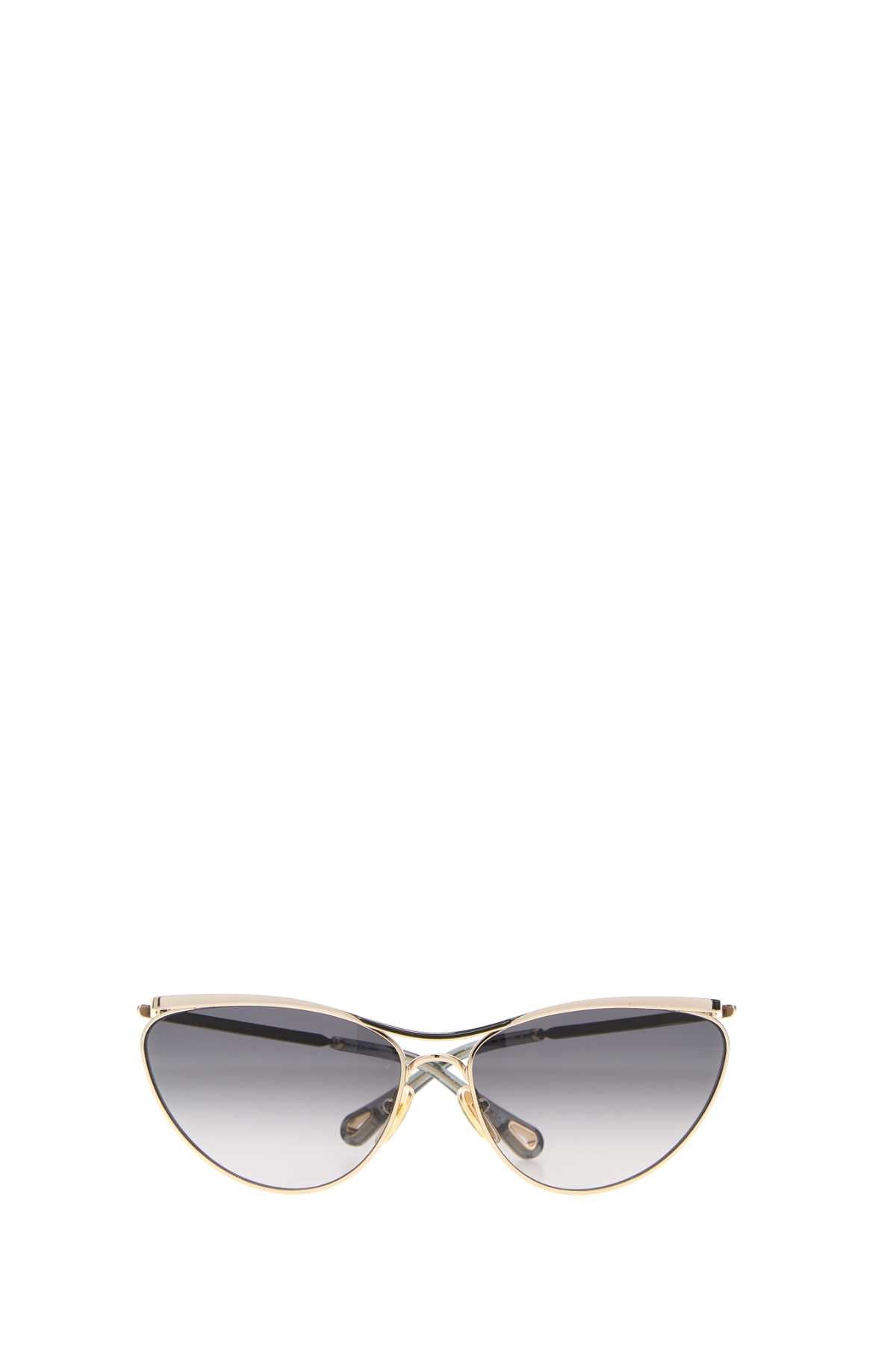 Chloe Women Gold Metal Uma Sunglasses CHLOE