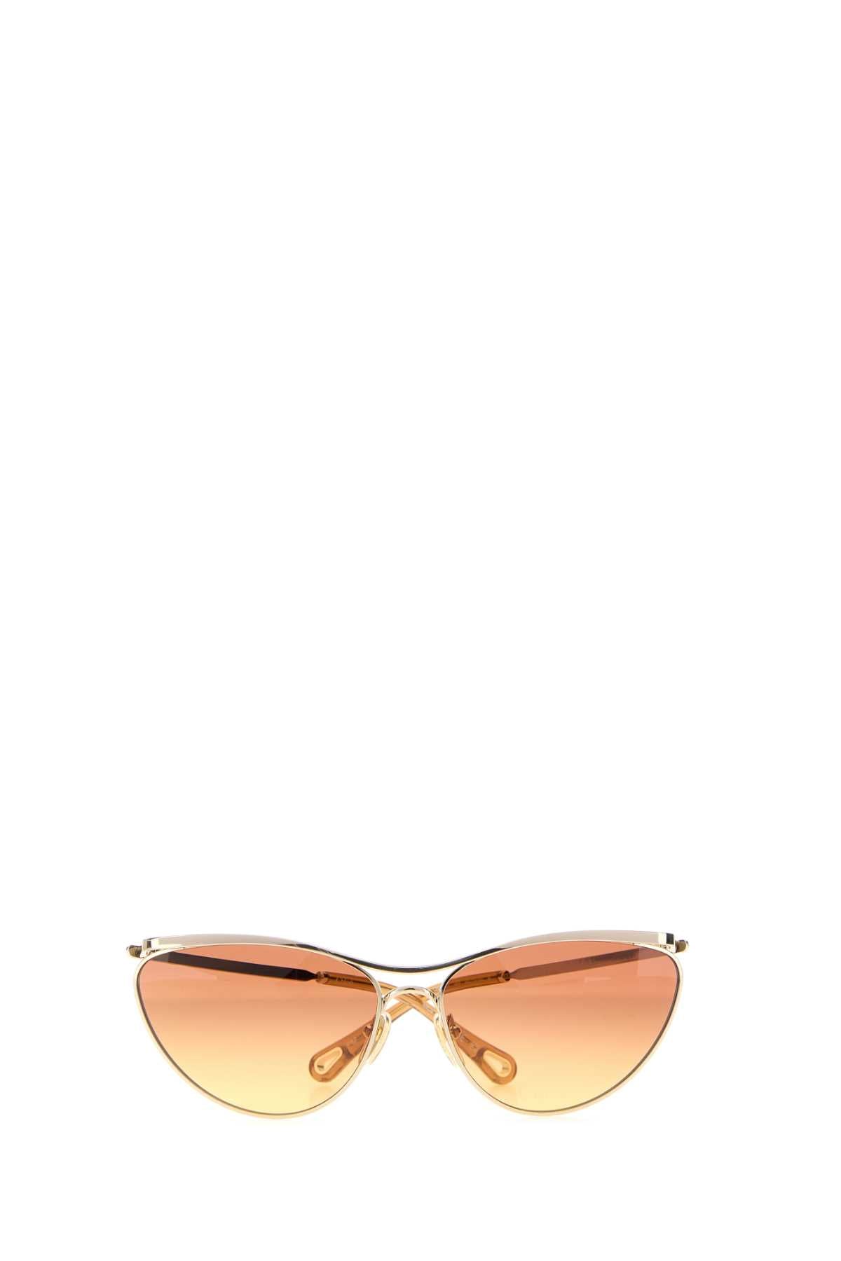 Chloe Women Gold Metal Uma Sunglasses CHLOE
