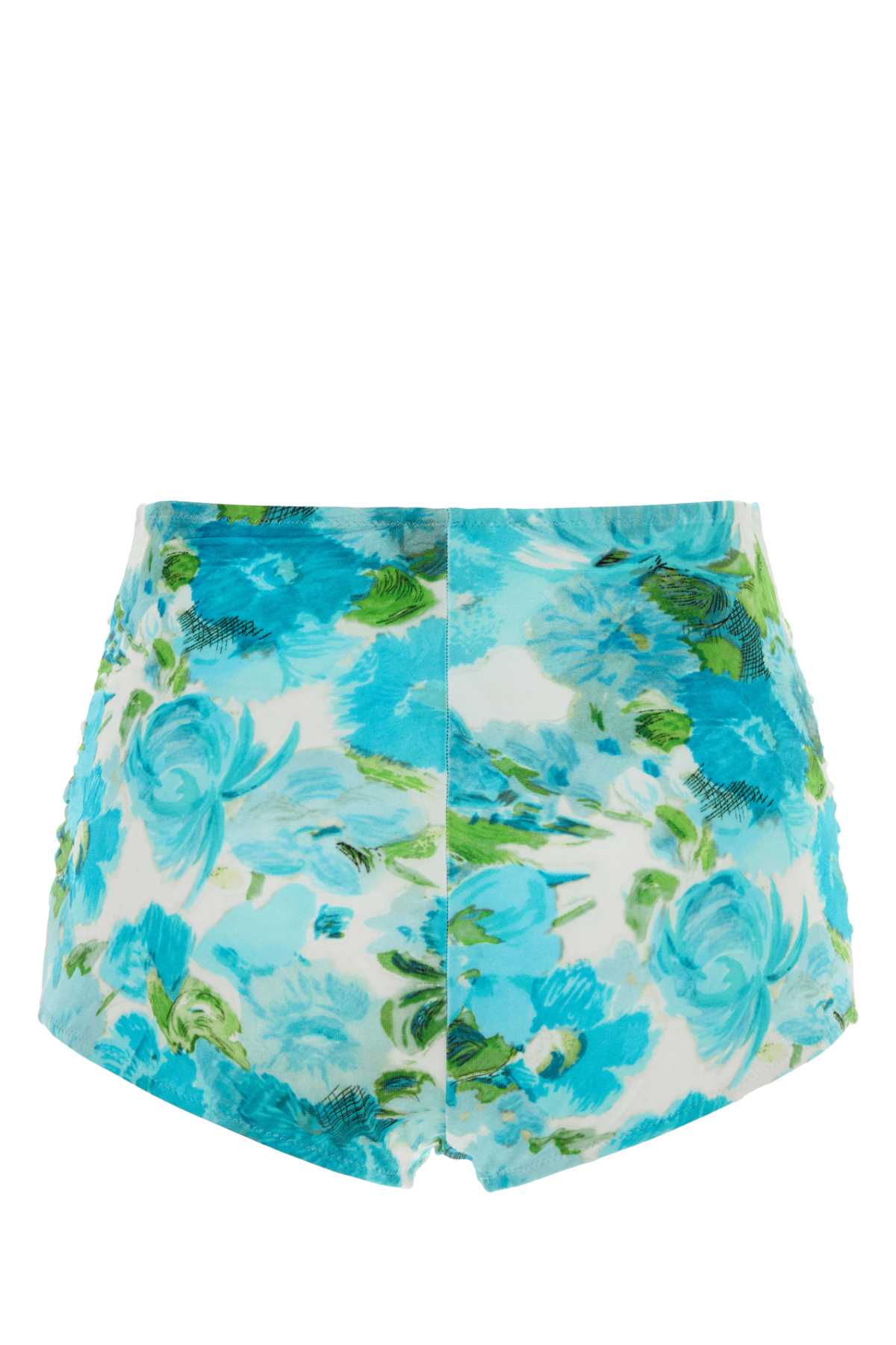Chloe Women Printed Stretch Nylon Bikini Bottom CHLOE