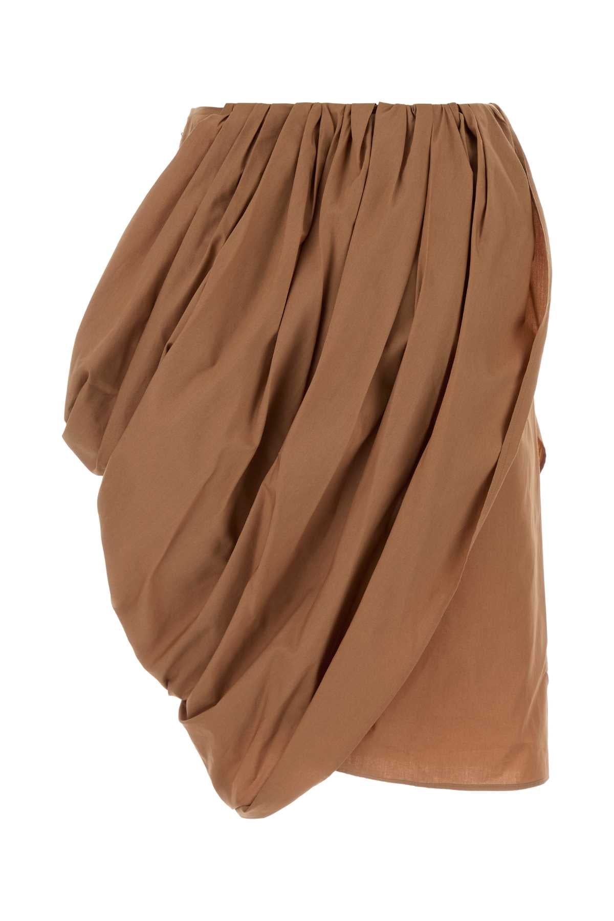 Chloe Women Antiqued Pink Poplin Skirt CHLOE
