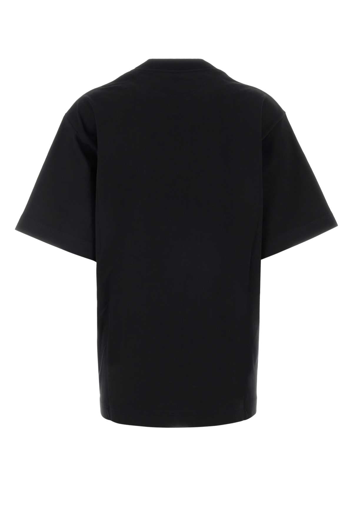 Carven Women Black Cotton Oversize T-Shirt CARVEN