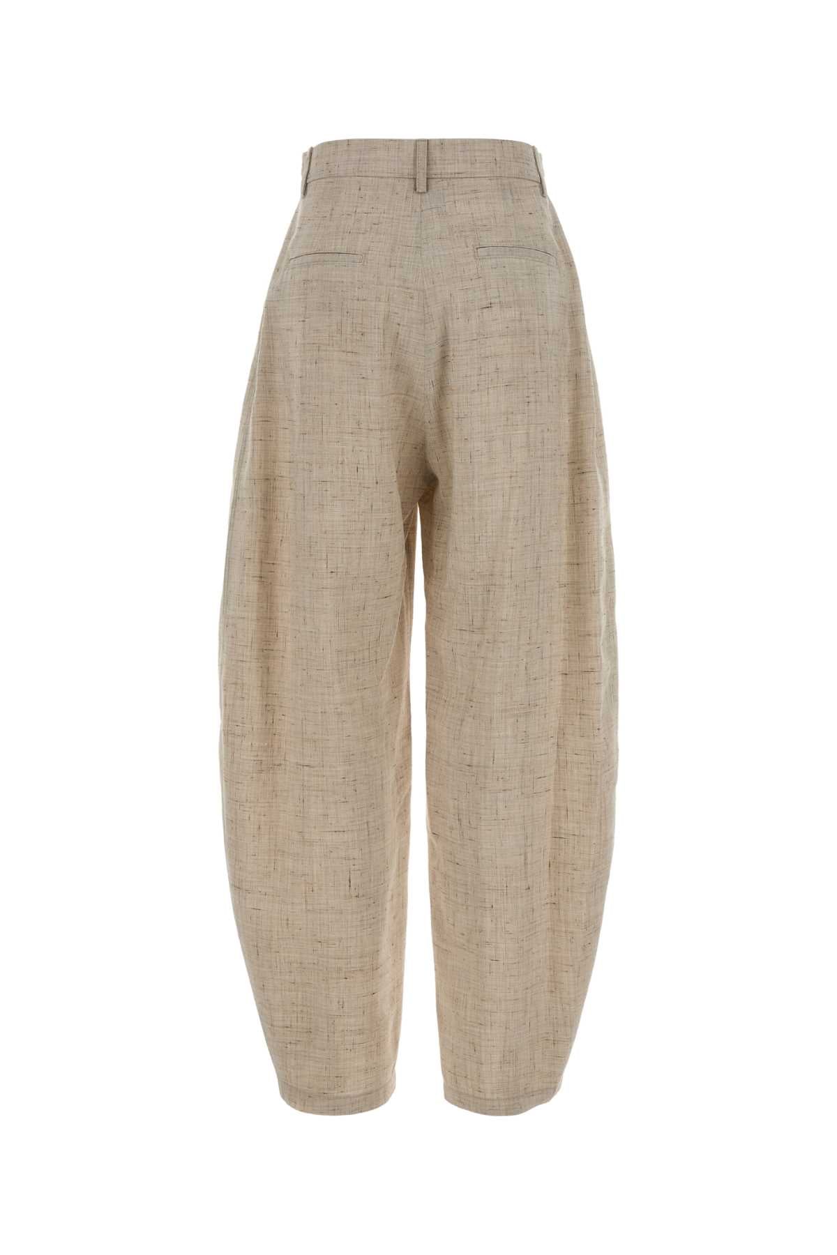 Moschino Women Melange Sand Jersey Wide-Leg Pant MOSCHINO