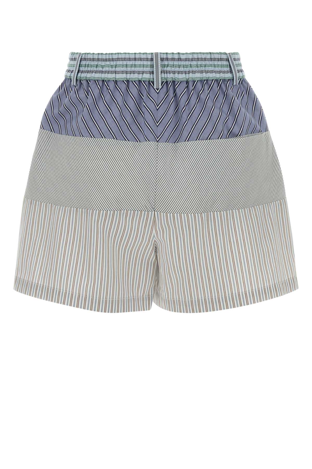 Moschino Women Embroidered Poplin Shorts MOSCHINO