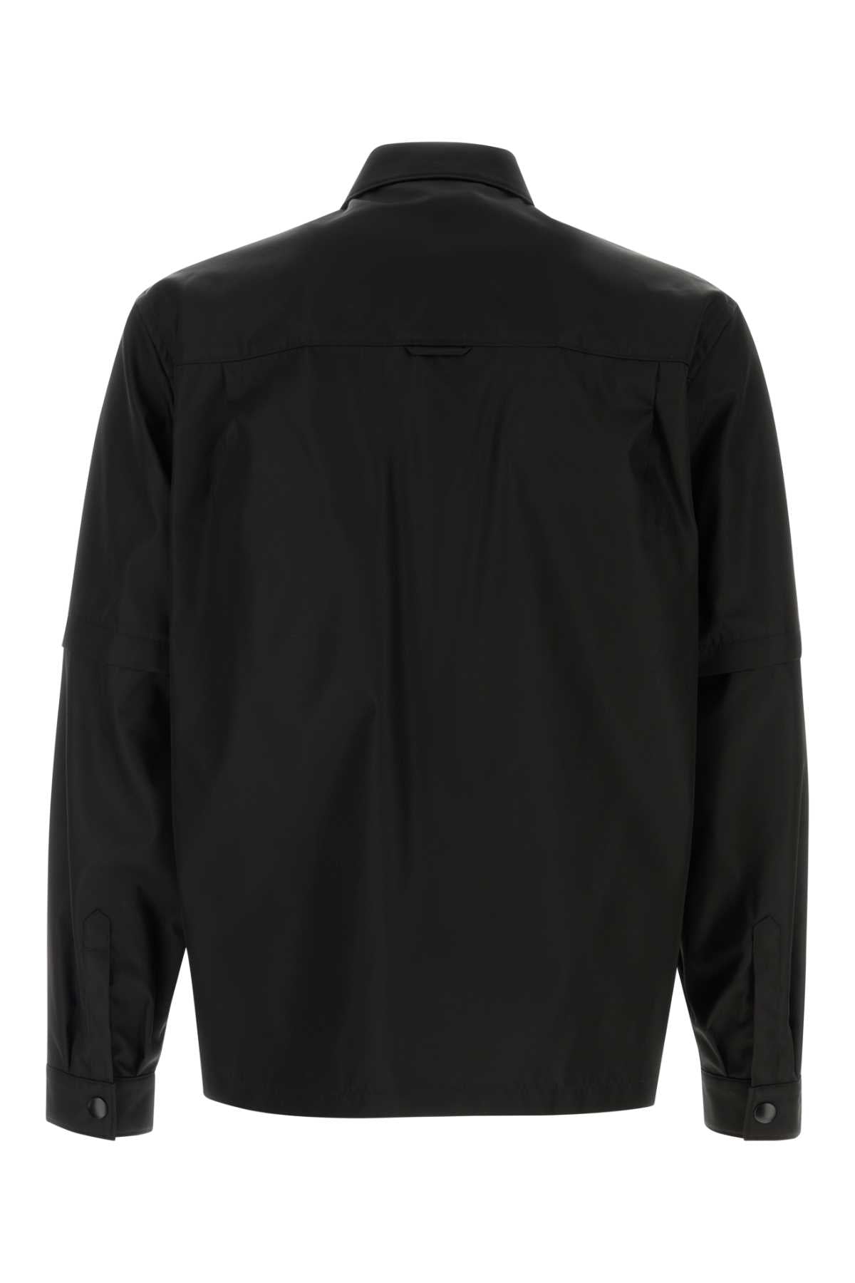 Prada Men Black Re-Nylon Shirt PRADA
