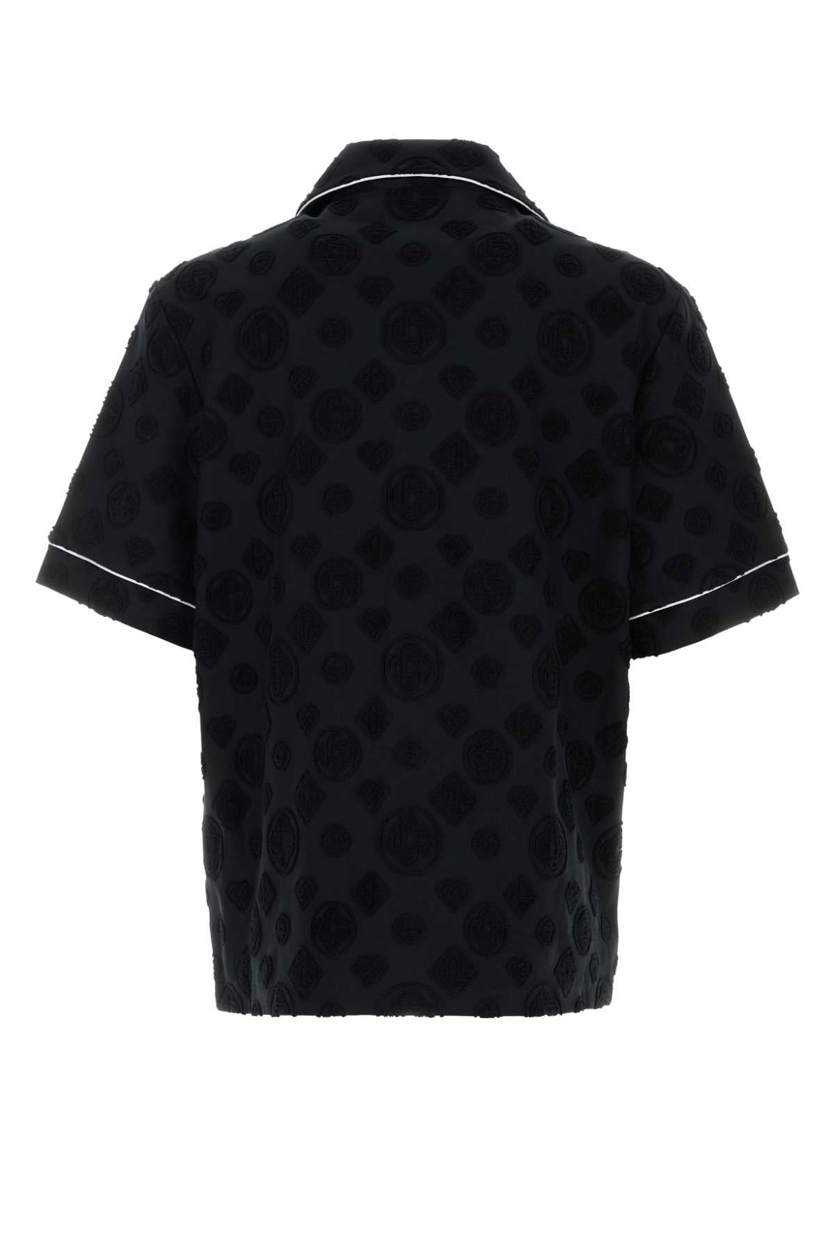 Casablanca Men Black Cotton Blend Shirt CASABLANCA