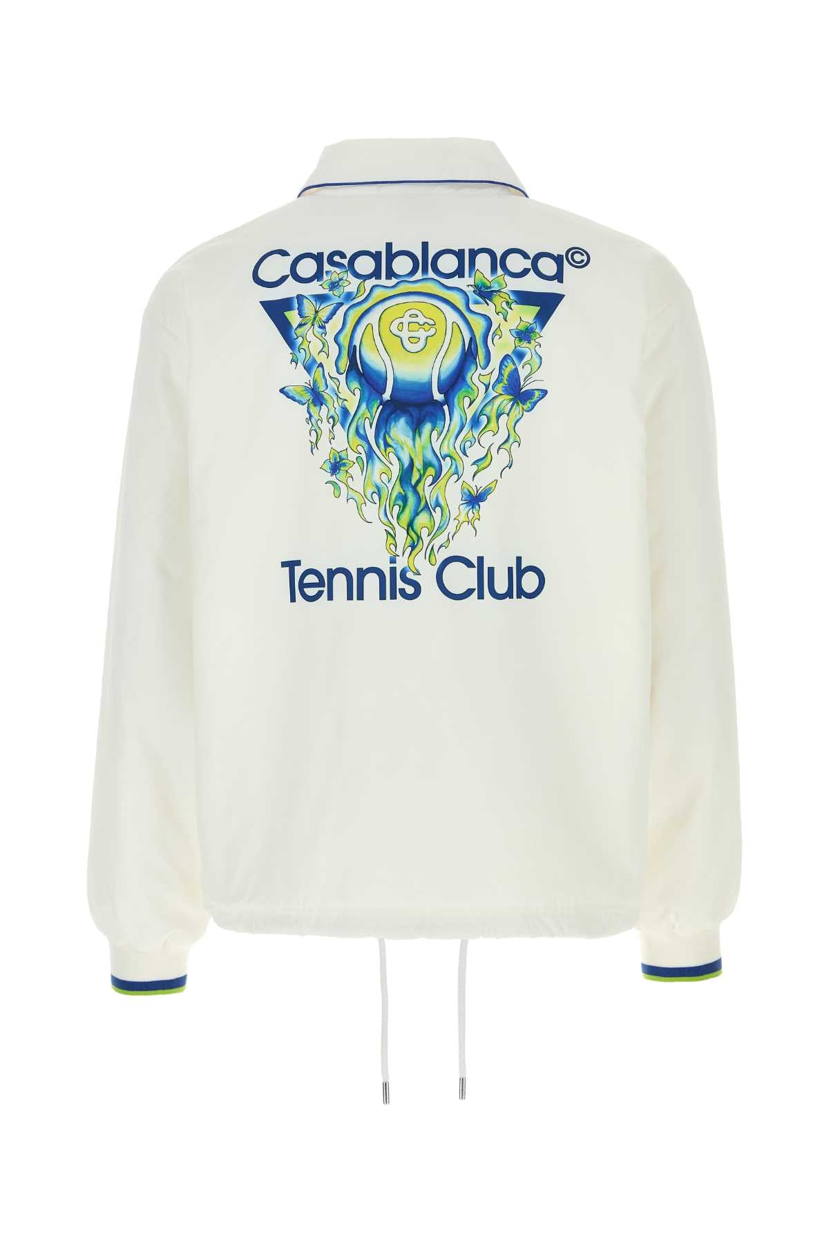 Casablanca Men White Polyester Jacket CASABLANCA