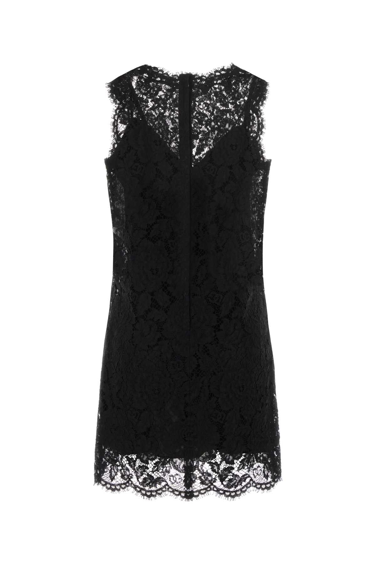 Dolce & Gabbana Women Black Lace Dress DOLCE & GABBANA