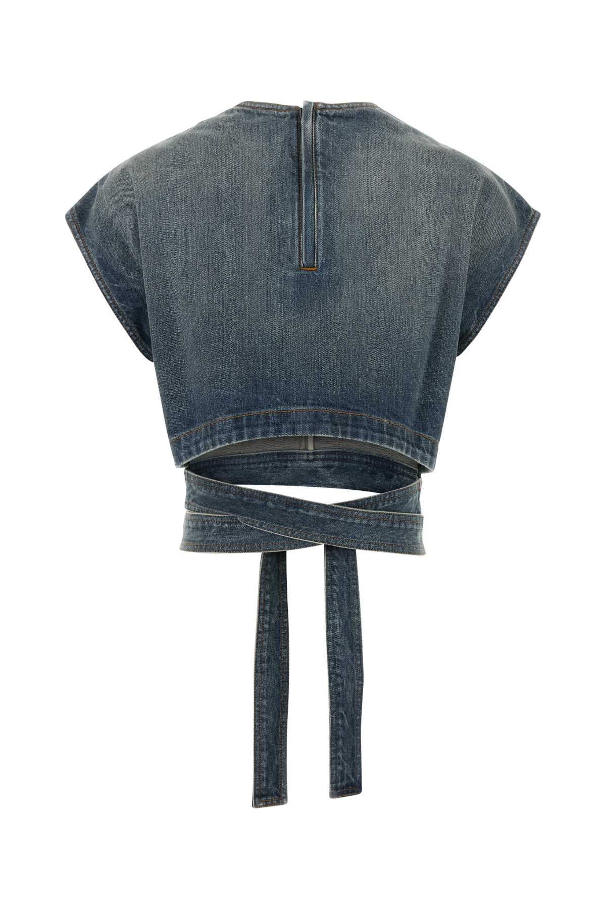 Alaia Women Denim Top ALAIA