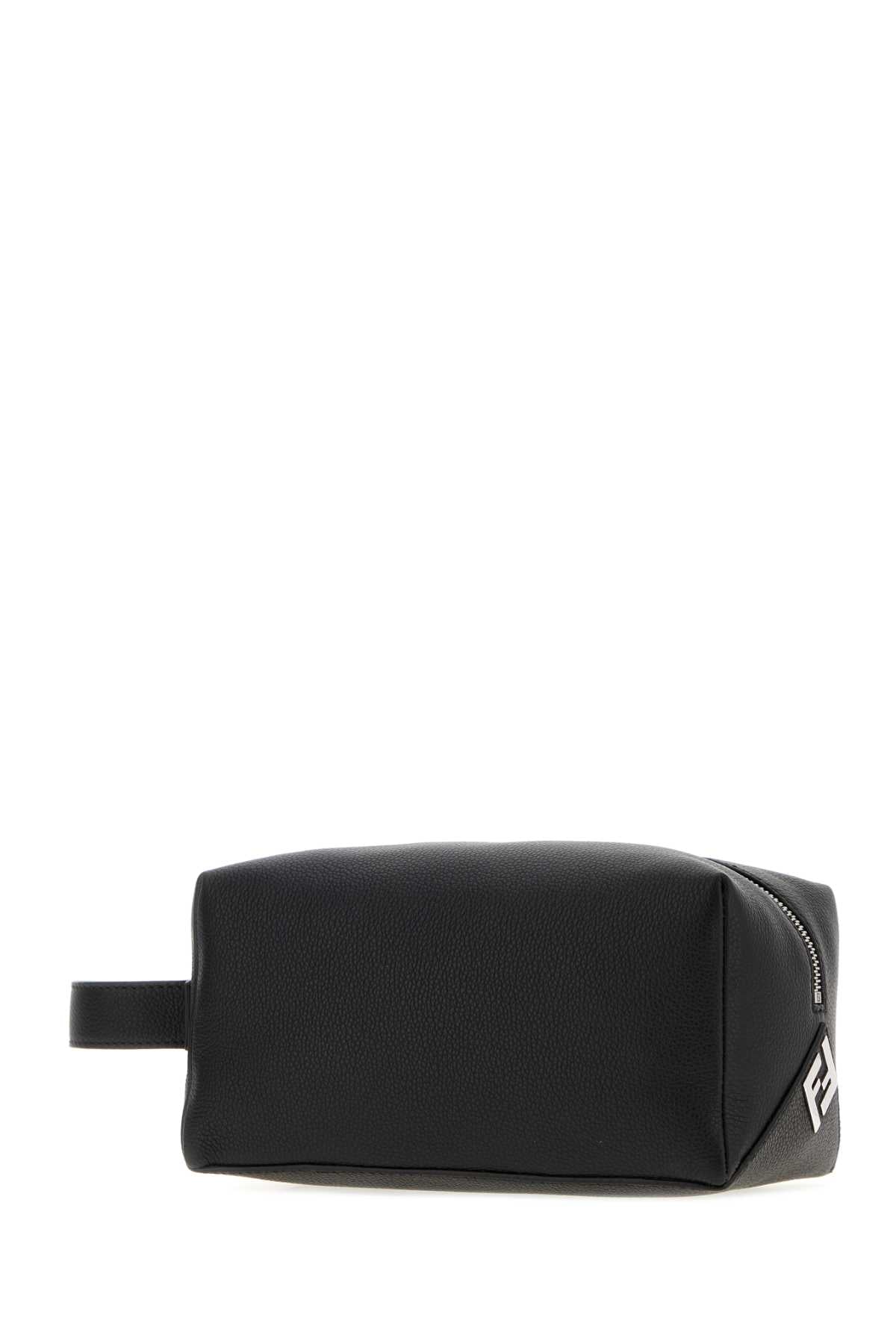 Fendi Men Black Leather Fendi Lui Beauty Case FENDI