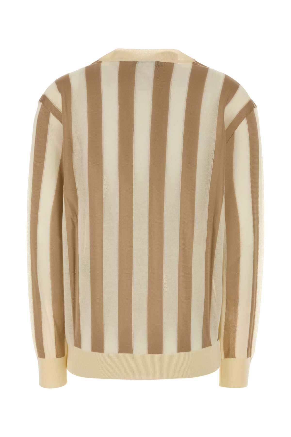 Fendi Women Embroidered Silk Blend Sweater FENDI
