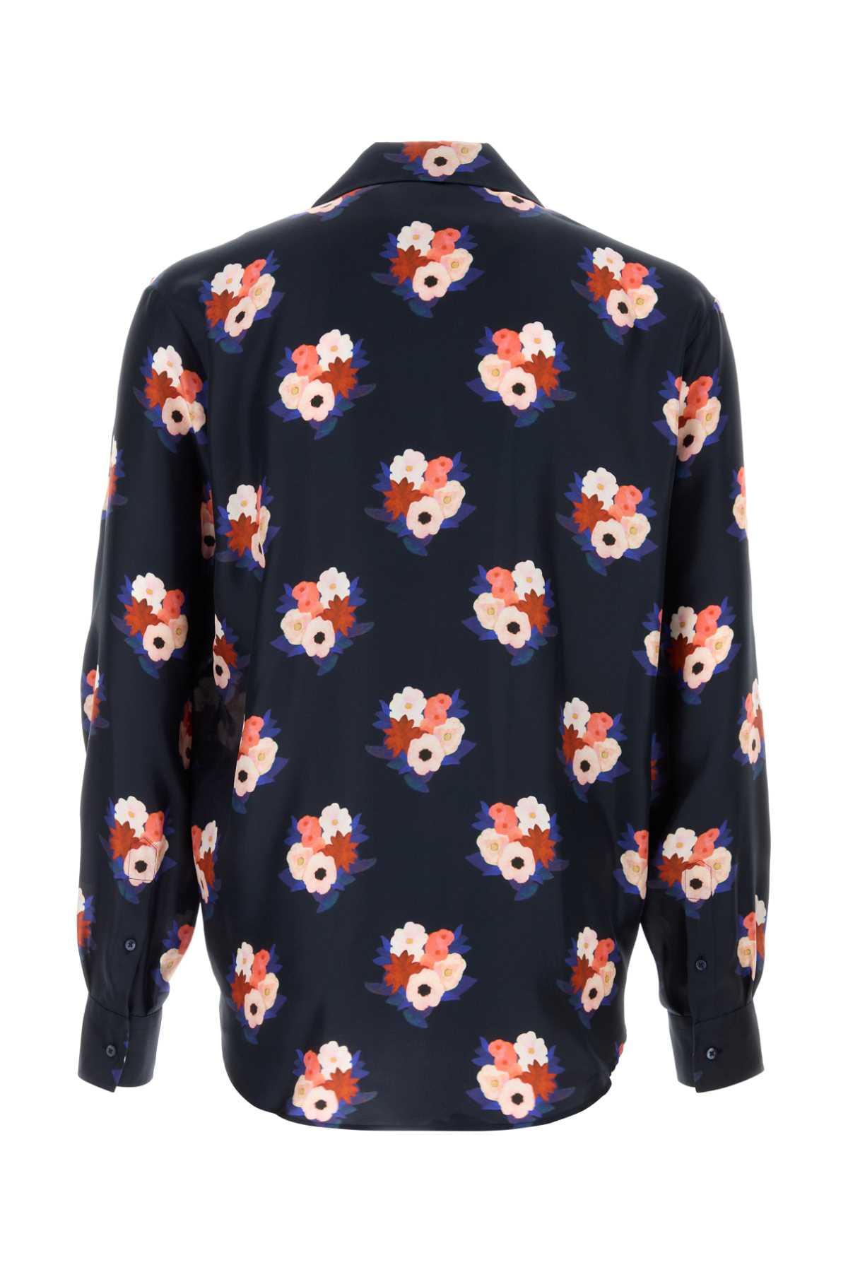 Fendi Men Printed Silk Shirt FENDI