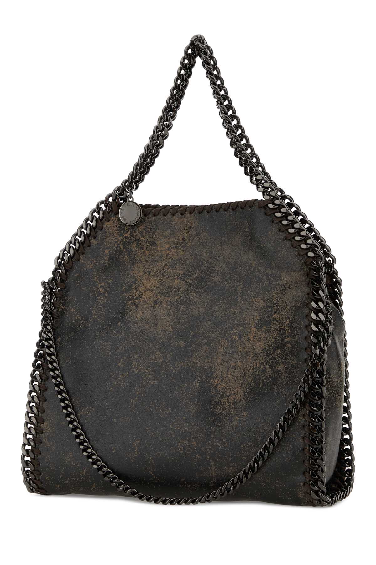 Stella Mccartney Women Dark Brown Alter Suede Mini Falabella Handbag STELLA MCCARTNEY