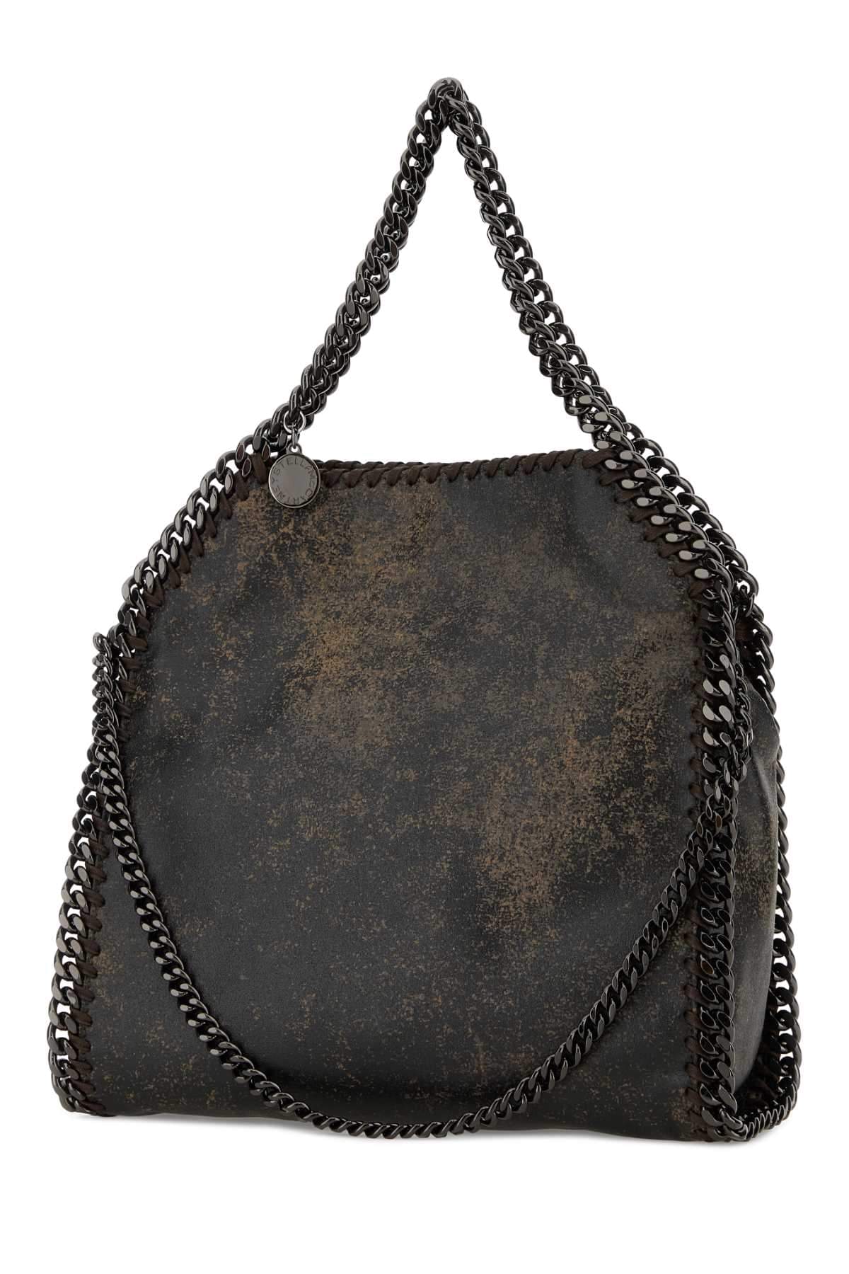 Stella Mccartney Women Dark Brown Alter Suede Mini Falabella Handbag STELLA MCCARTNEY