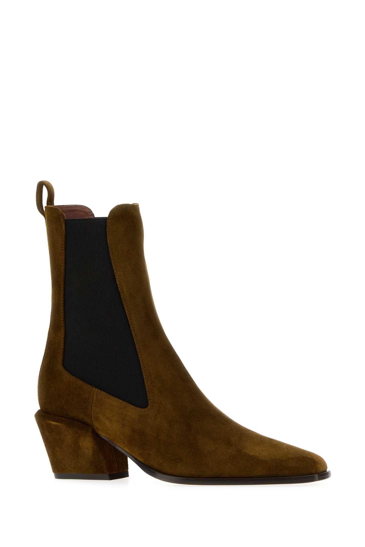 Paris Texas Women Mud Suede Bettina Ankle Boots PARIS TEXAS