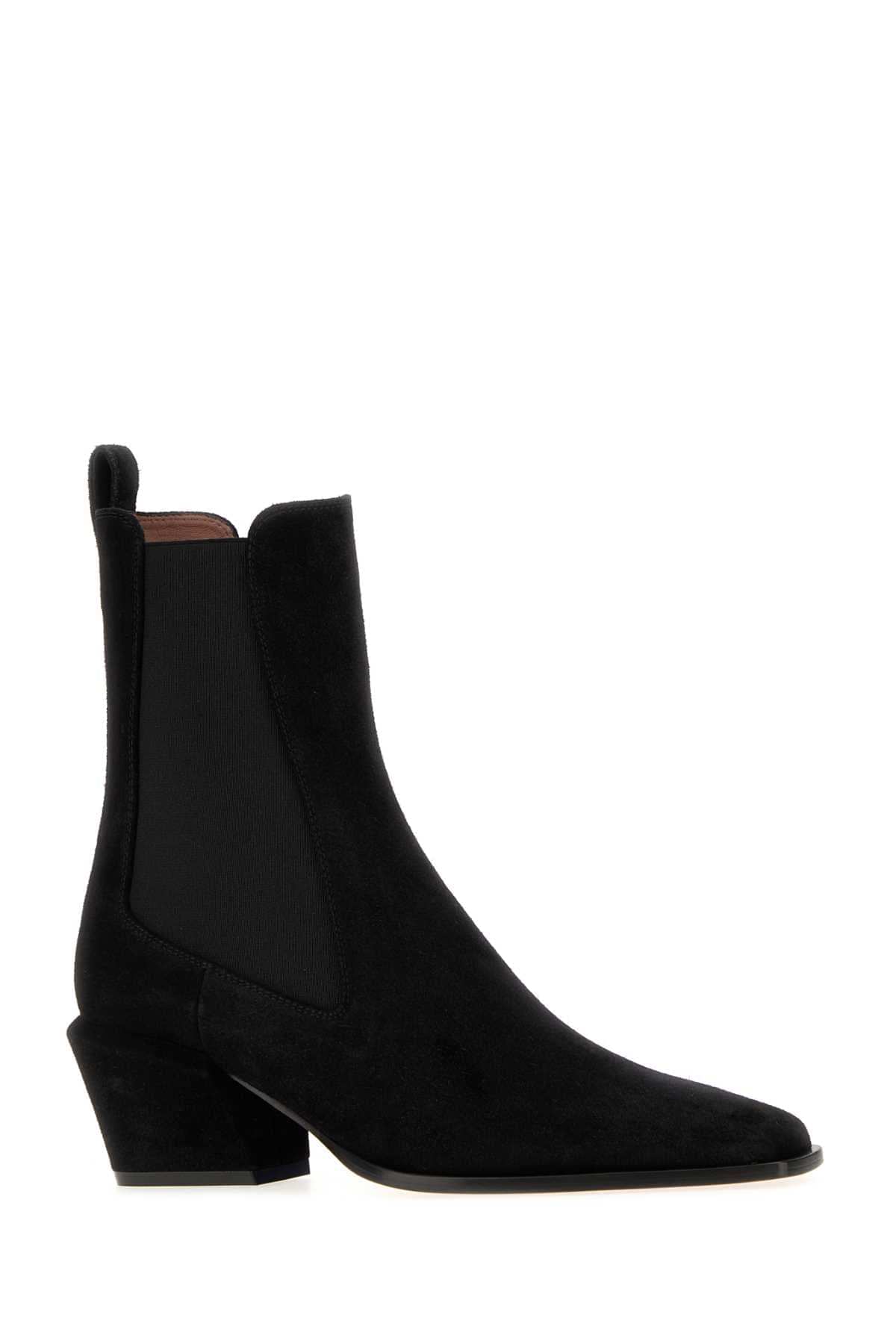 Paris Texas Women Black Suede Bettina Ankle Boots PARIS TEXAS