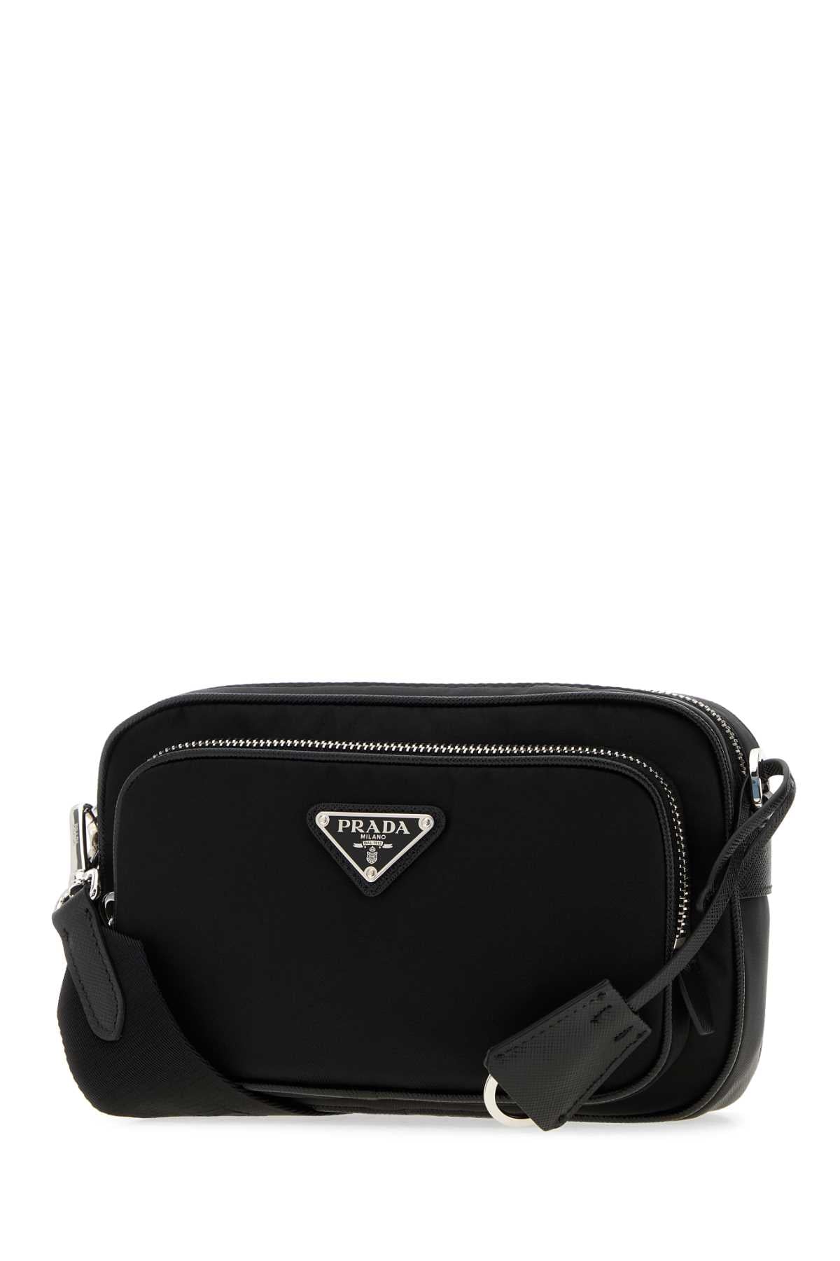 Prada Women Black Re-Nylon Crossbody Bag PRADA