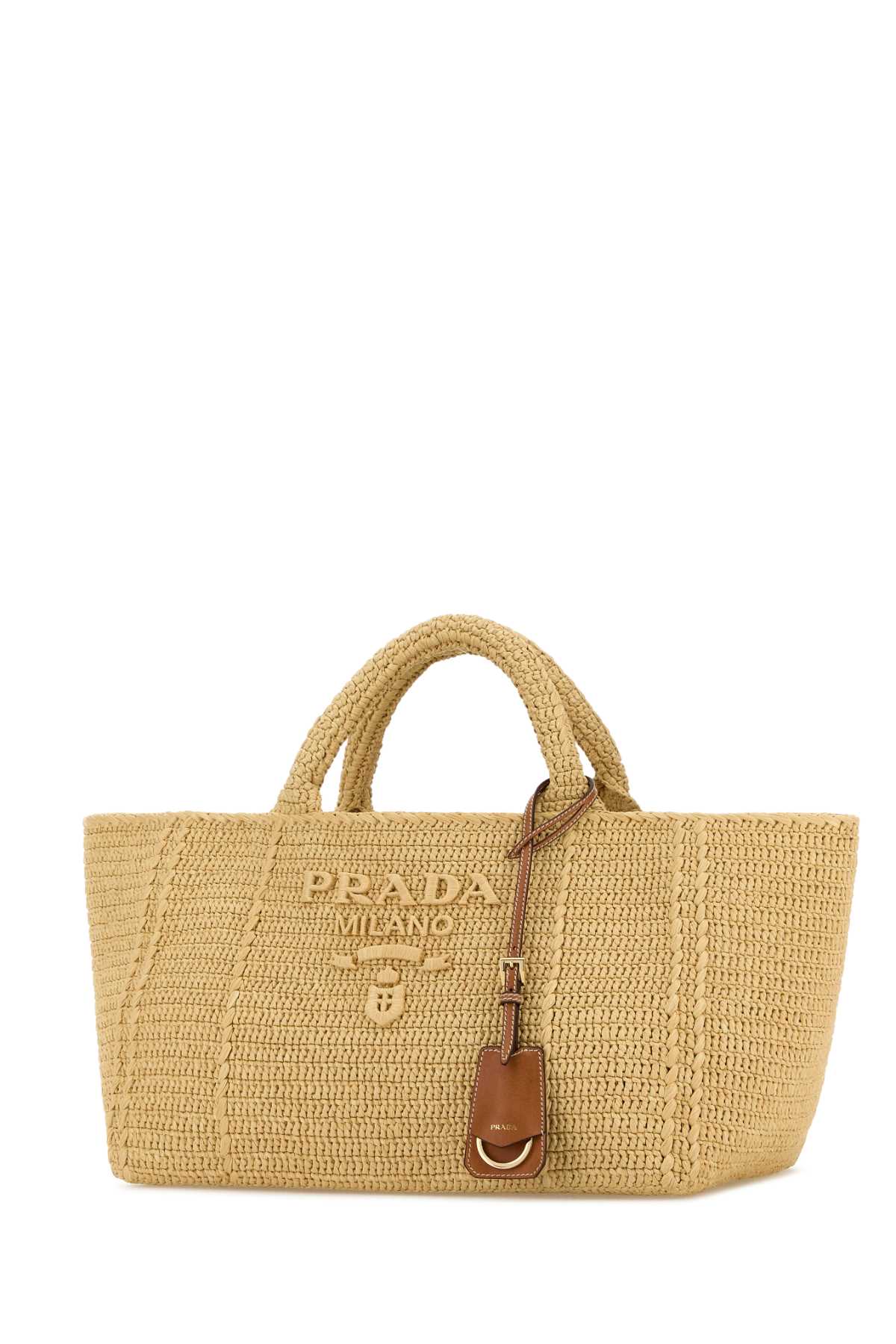 Prada Women Raffia Shopping Bag PRADA