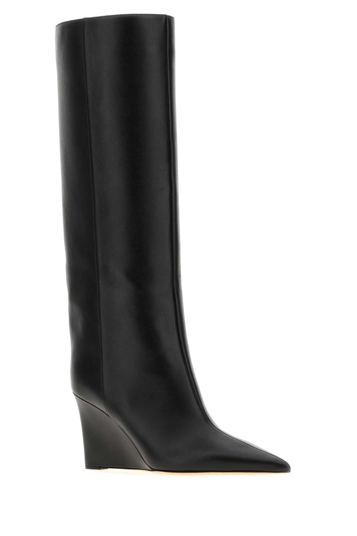 Jimmy Choo Women Black Leather Blake Boots
