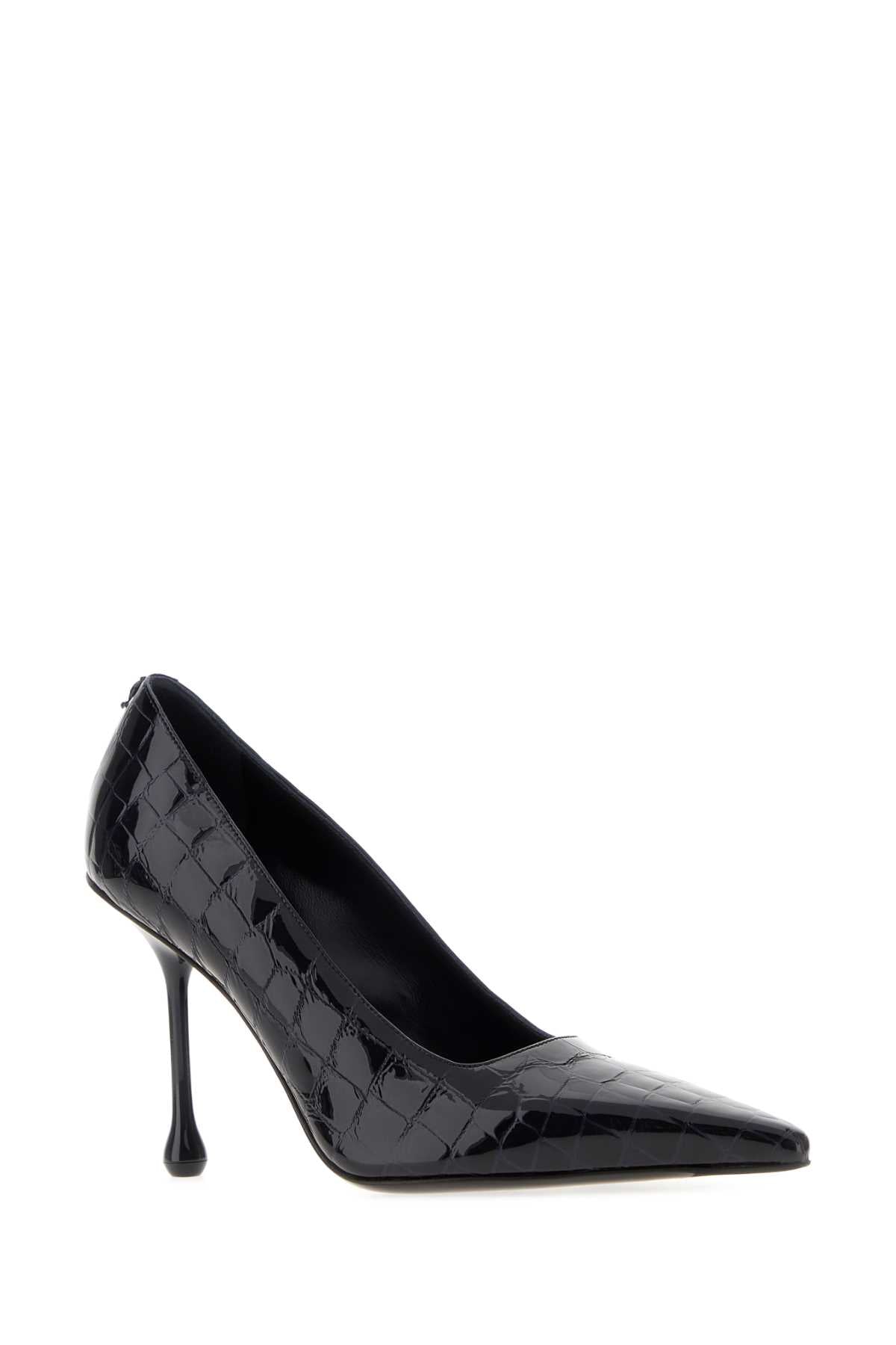 Jimmy Choo Women Black Leather Ixia Pumps JIMMY CHOO