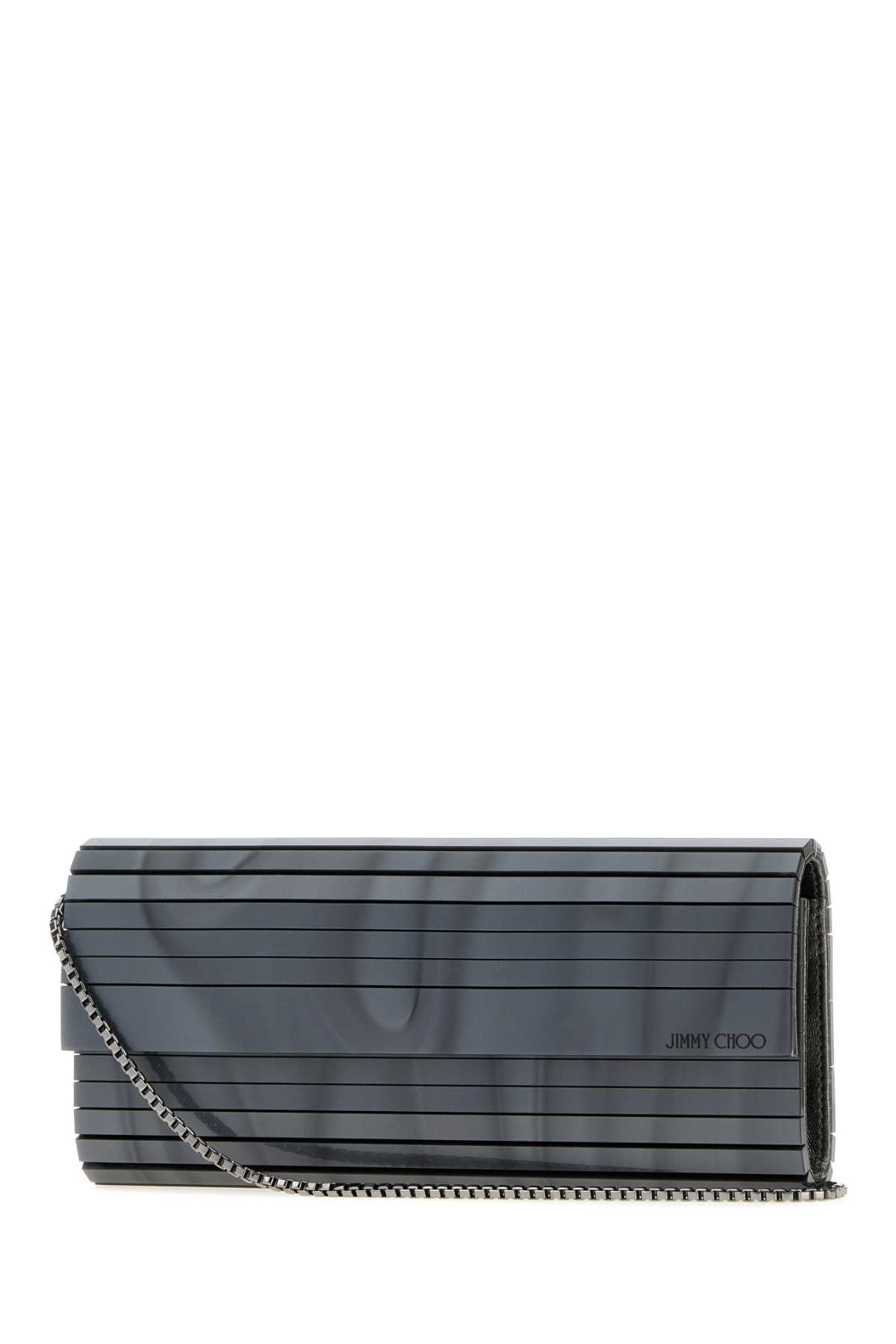 Jimmy Choo Women Midnight Blue Pvc Sweetie Clutch JIMMY CHOO